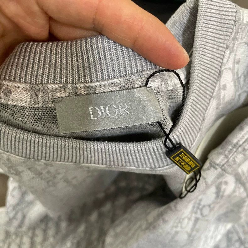 Dior Dior Gray full-printed empty mountain base short sleeves Size US S / EU 44-46 / 1 - 5 Thumbnail