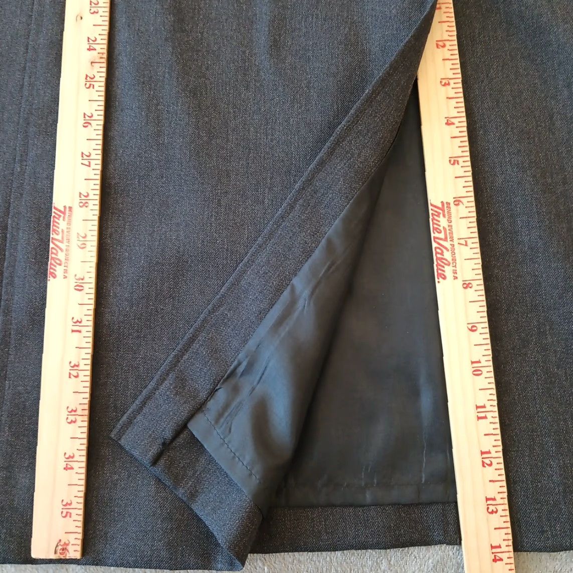 Pendleton VINTAGE Pendleton Skirt Women Long Pencil Gray Wool Lined Slit Side Zip 12 Regular US Size 34" / US 12 / IT 48 - 5 Thumbnail