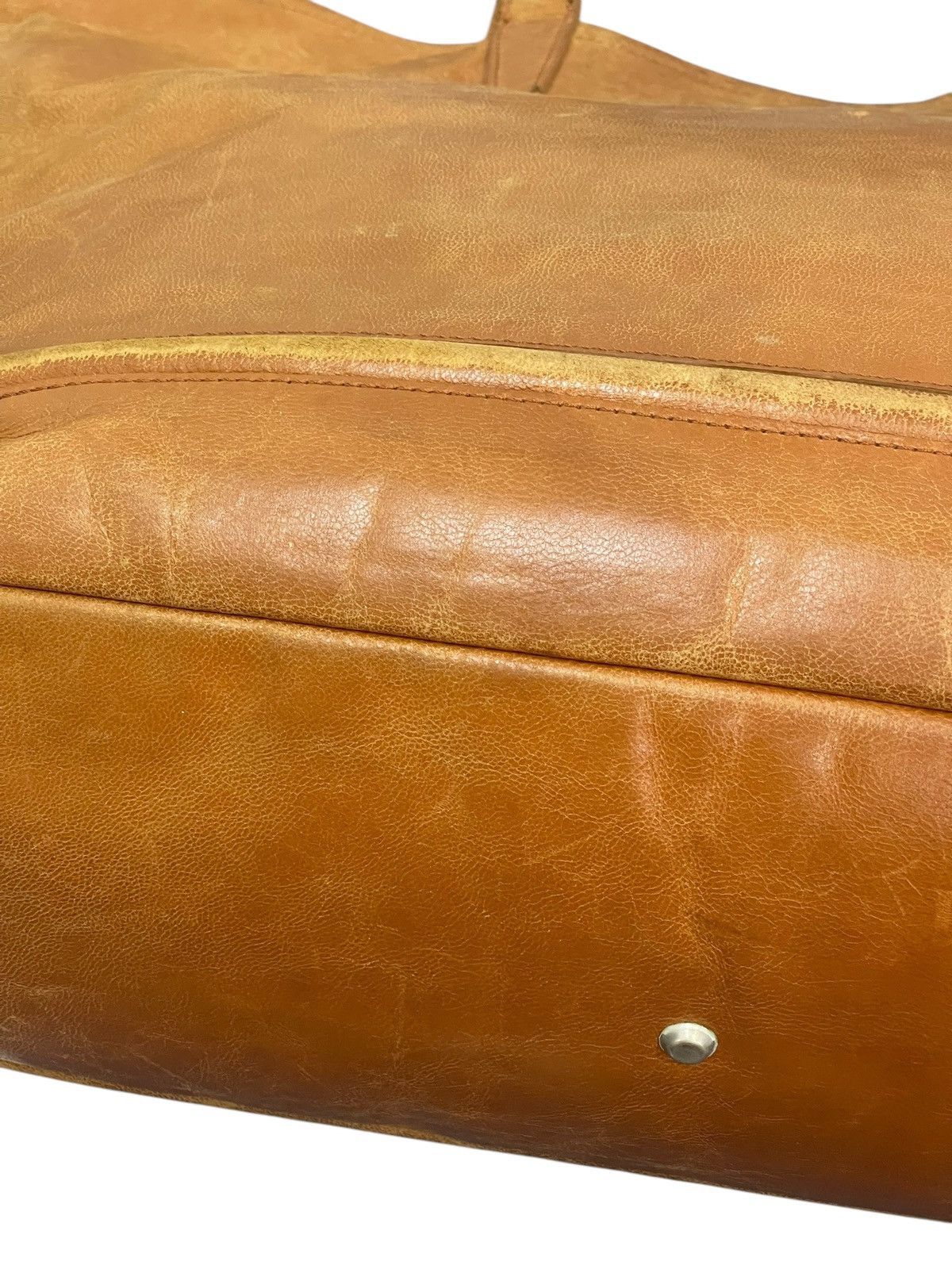 Genuine Leather Full Leather Patina Zeha Tote Shoulder Bag 1🟩7 Size ONE SIZE - 18 Thumbnail