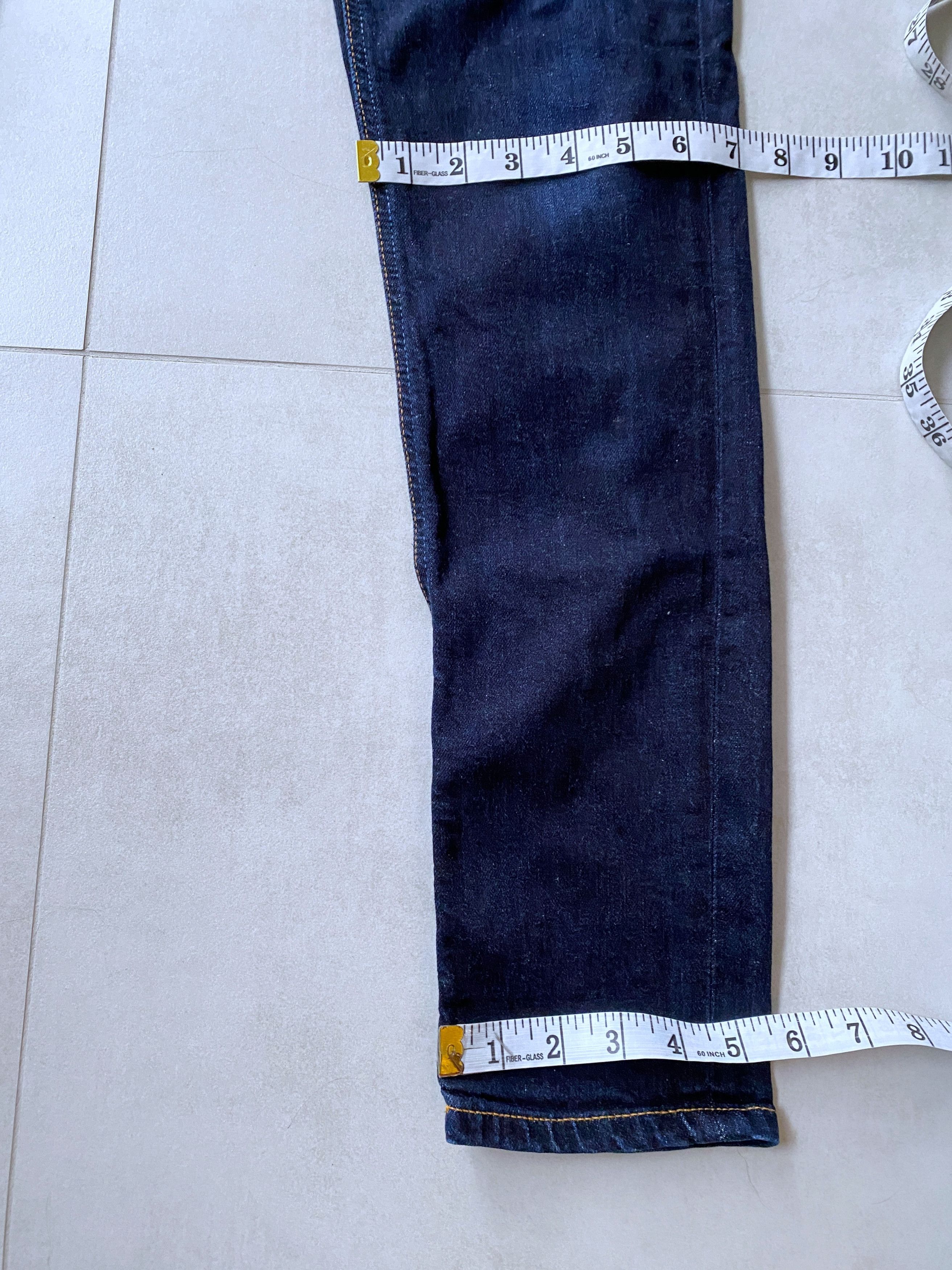 Denime × Nudie Jeans Nudie Jeans skinny Lin dry deep orange denim jeans s W32 L32 Size US 32 / EU 48 - 13 Thumbnail