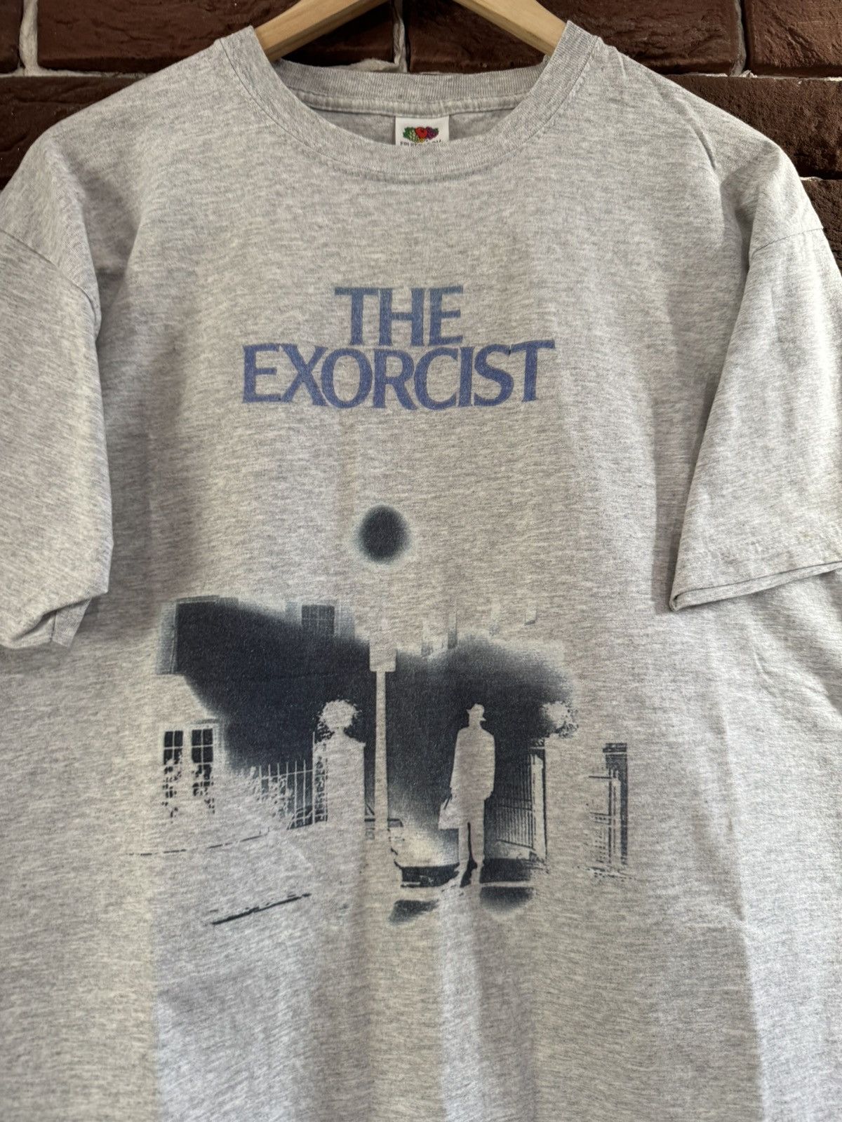 Band Tees The Exorcist Horror Movie Film Band Tee Y2K Medium Gray Size US M / EU 48-50 / 2 - 3 Thumbnail