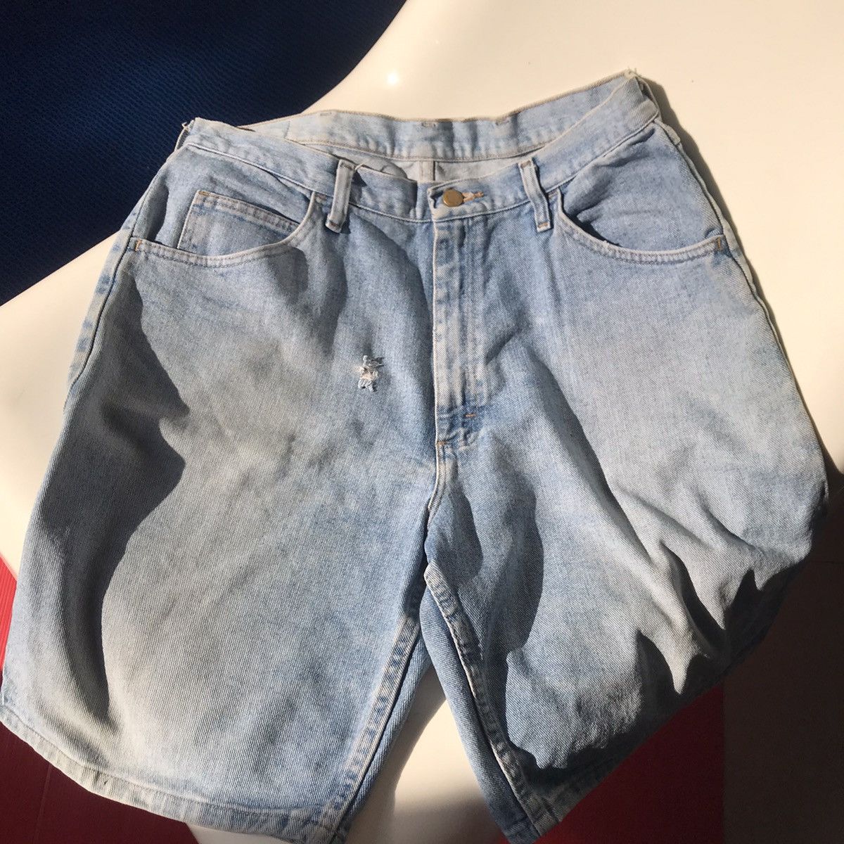 Hysteric Glamour × Vintage × Wrangler Vintage Wrangler Jeans Short Pants Jeans Baggy And loose fit Size US 36 / EU 52 - 5 Thumbnail