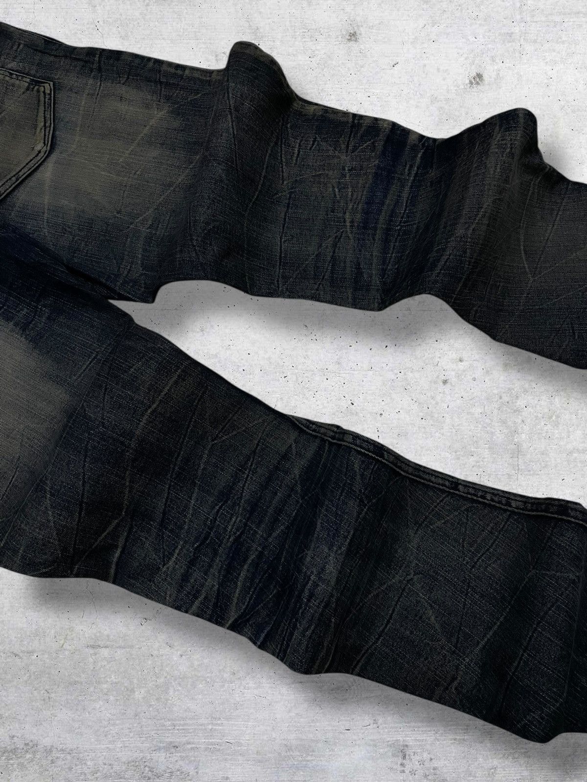 semanticdesign VINTAG SEMANTIC DESIGN OG JAPAN DESIGNER MUDWASH PUNK DENIM Size US 34 / EU 50 - 14 Thumbnail