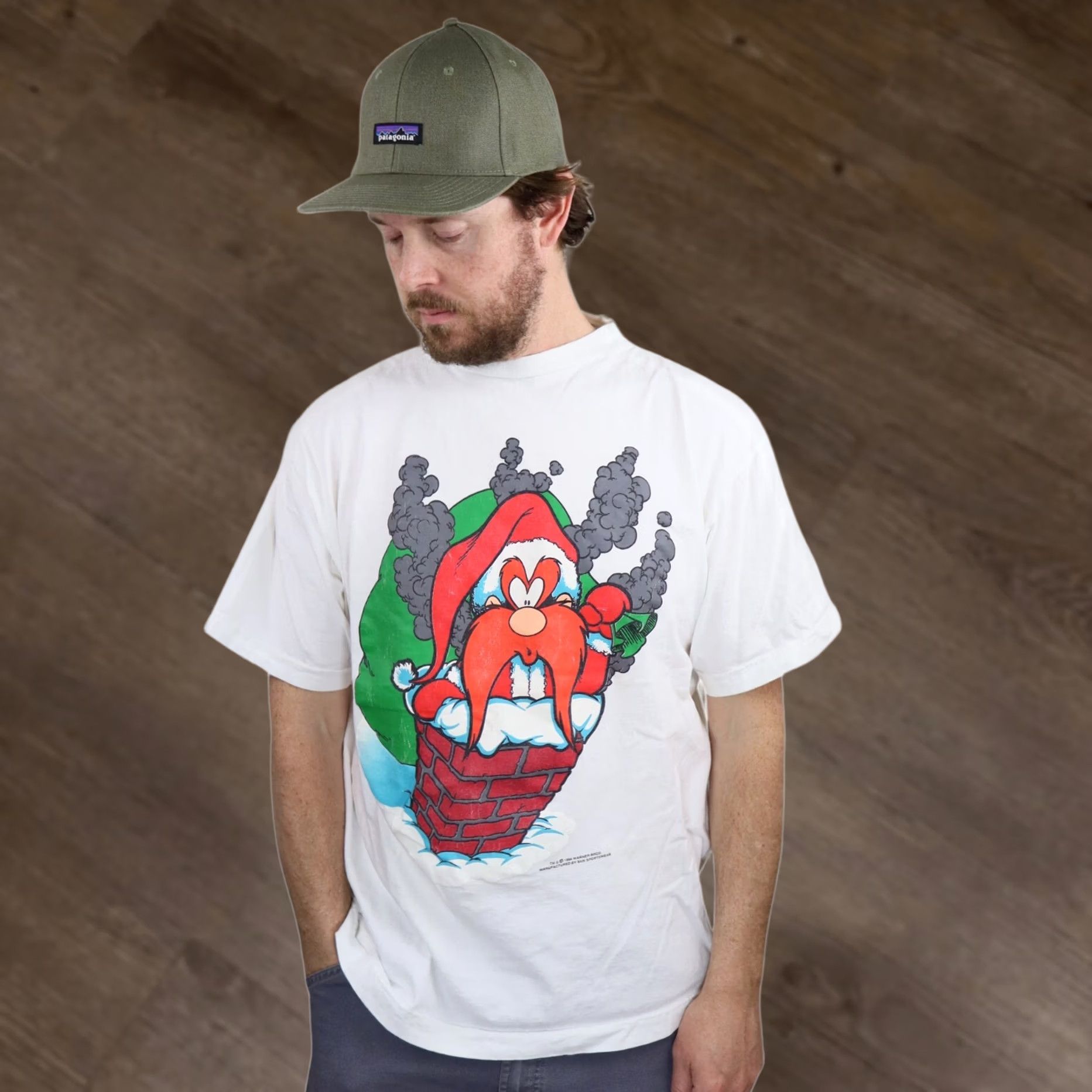 Patagonia × Vintage Vintage 90s Yosemite x Hiroshi Yoshida T Shirt 