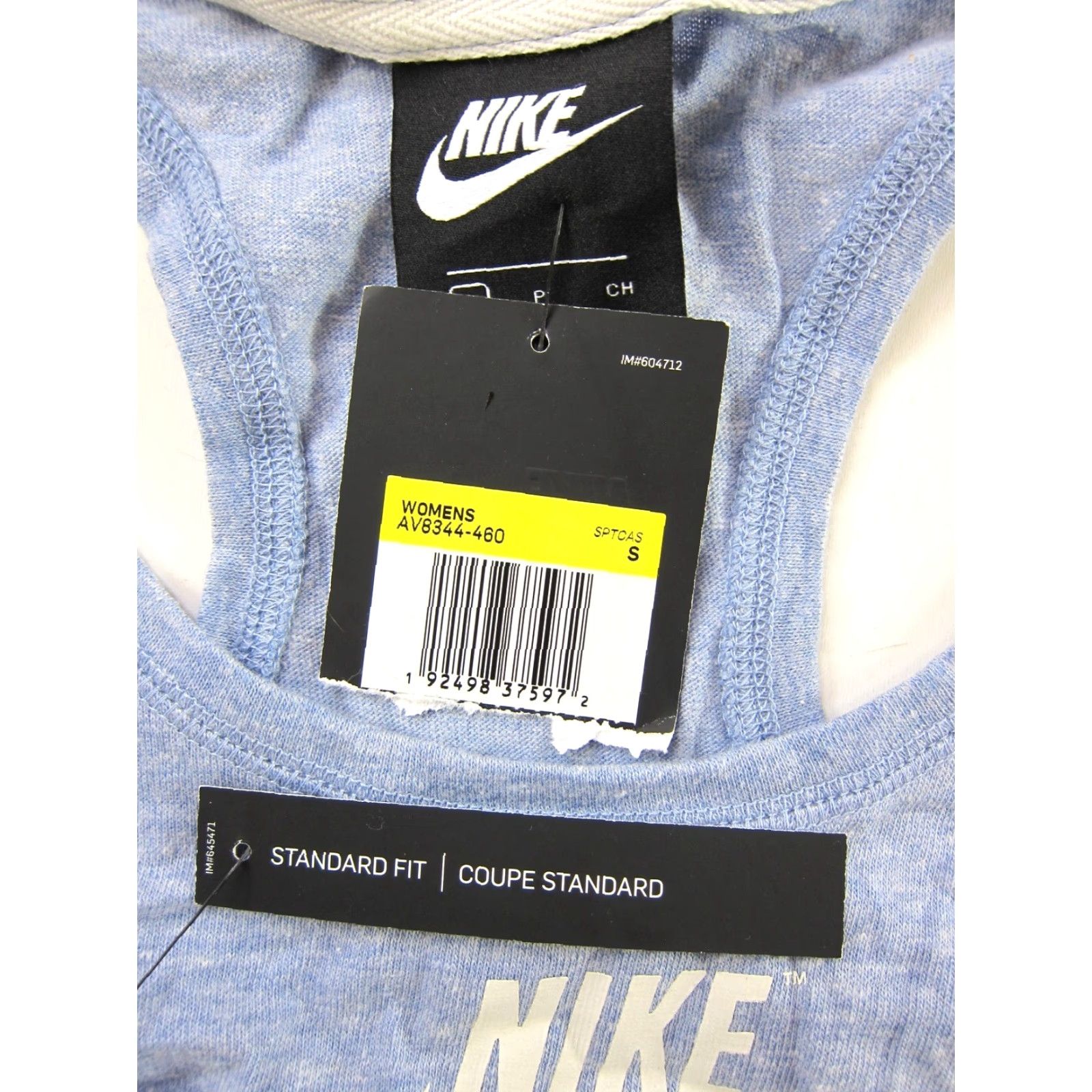 Nike Nike Sportswear Tank Dress Small Blue Cotton Jersey Dress Woman Size S / US 4 / IT 40 - 3 Thumbnail
