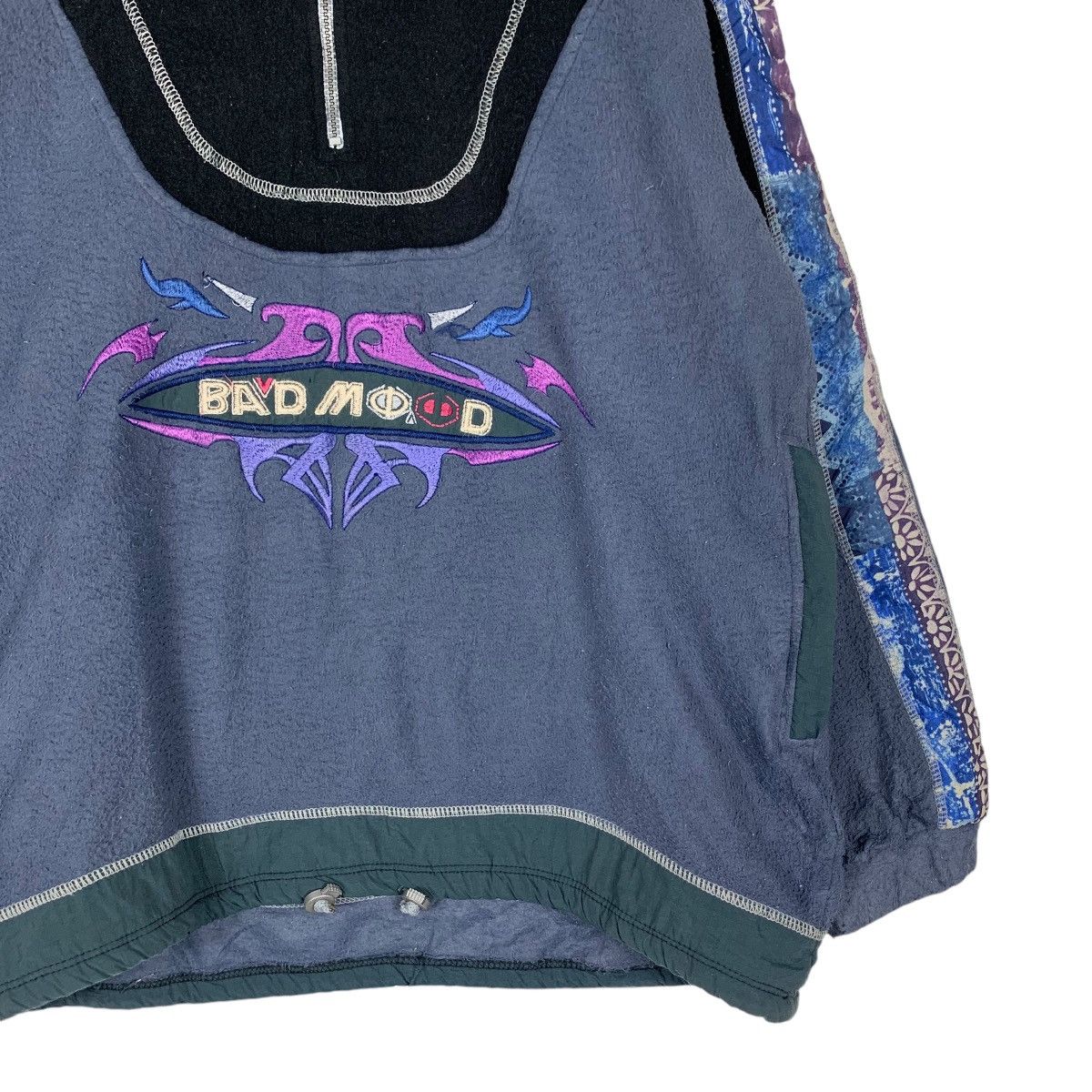 Other 80's SANTOSTEFANO Bad Mood HalfZip Pullover Fleece #1373-C62 Size US L / EU 52-54 / 3 - 6 Thumbnail