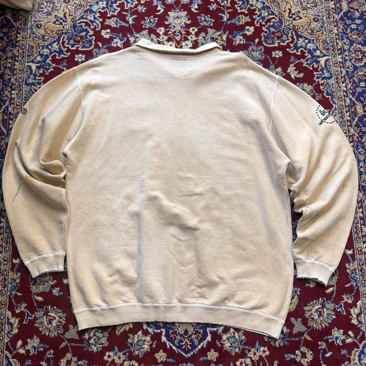 Band Tees 1994 Pink Floyd The Division Bell Half-zip 90s distressed Size US XL / EU 56 / 4 - 3 Thumbnail