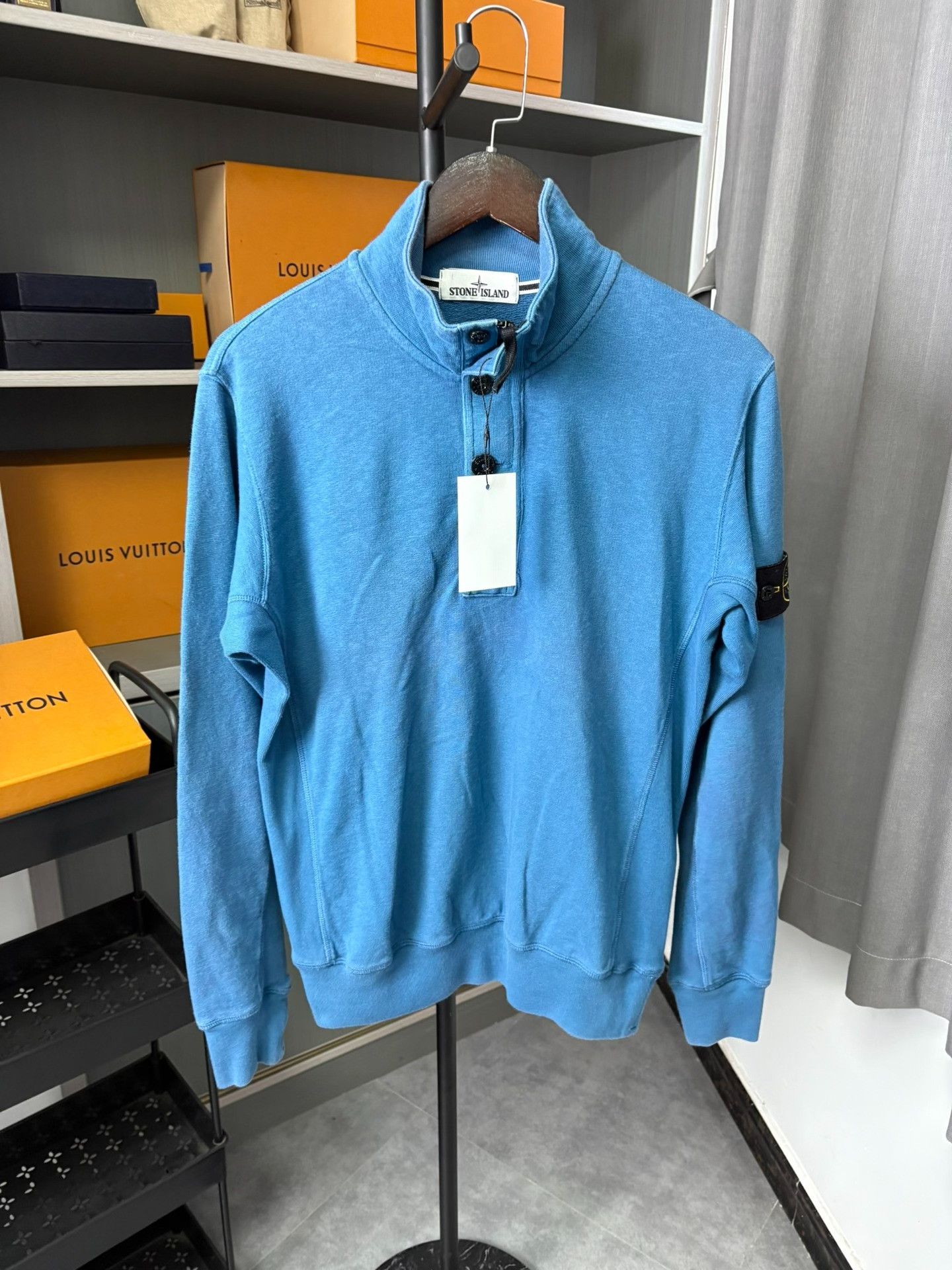 Stone Island Stone Island Blue Hoodie L Men Size US L / EU 52-54 / 3 - 1 Thumbnail