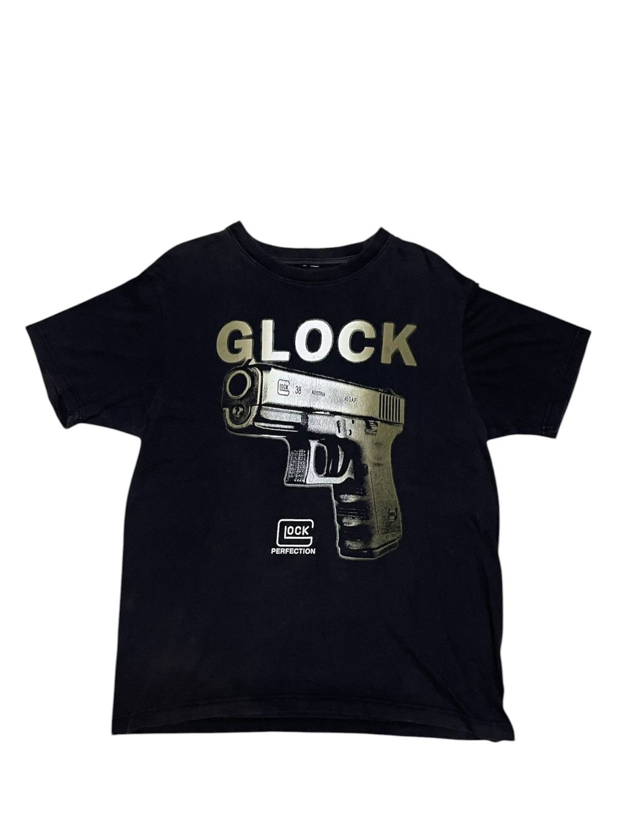Vintage Vintage Sun Faded Glock Perfection Promo Tee Size US L / EU 52-54 / 3 - 1 Thumbnail