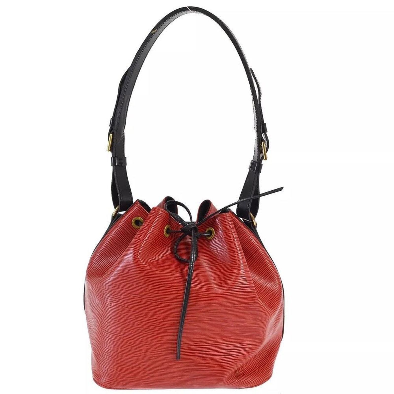 Louis Vuitton Louis Vuitton Noé Epi Red Leather Shoulder Bag Size ONE SIZE - 1 Thumbnail