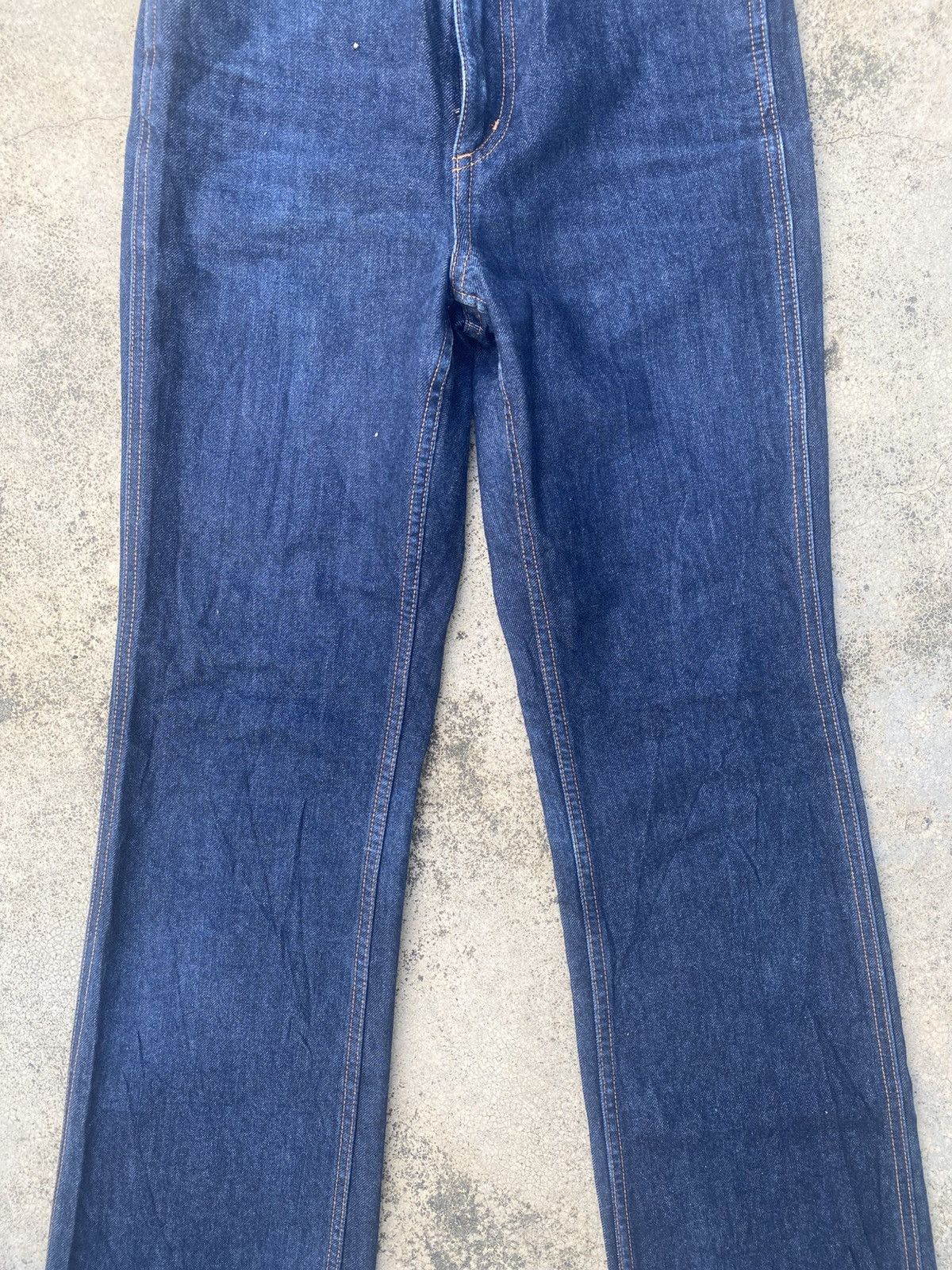 Japanese Brand × Tornado Mart × Uniqlo Flare Jeans Uniqlo Blue Denim Size US 26 / EU 42 - 9 Thumbnail