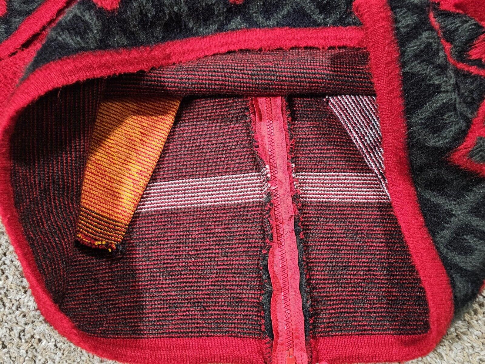 Designer Galeria Peguche HUASI wool Hood Fullzip Handmade sweater L Size US L / EU 52-54 / 3 - 11 Thumbnail