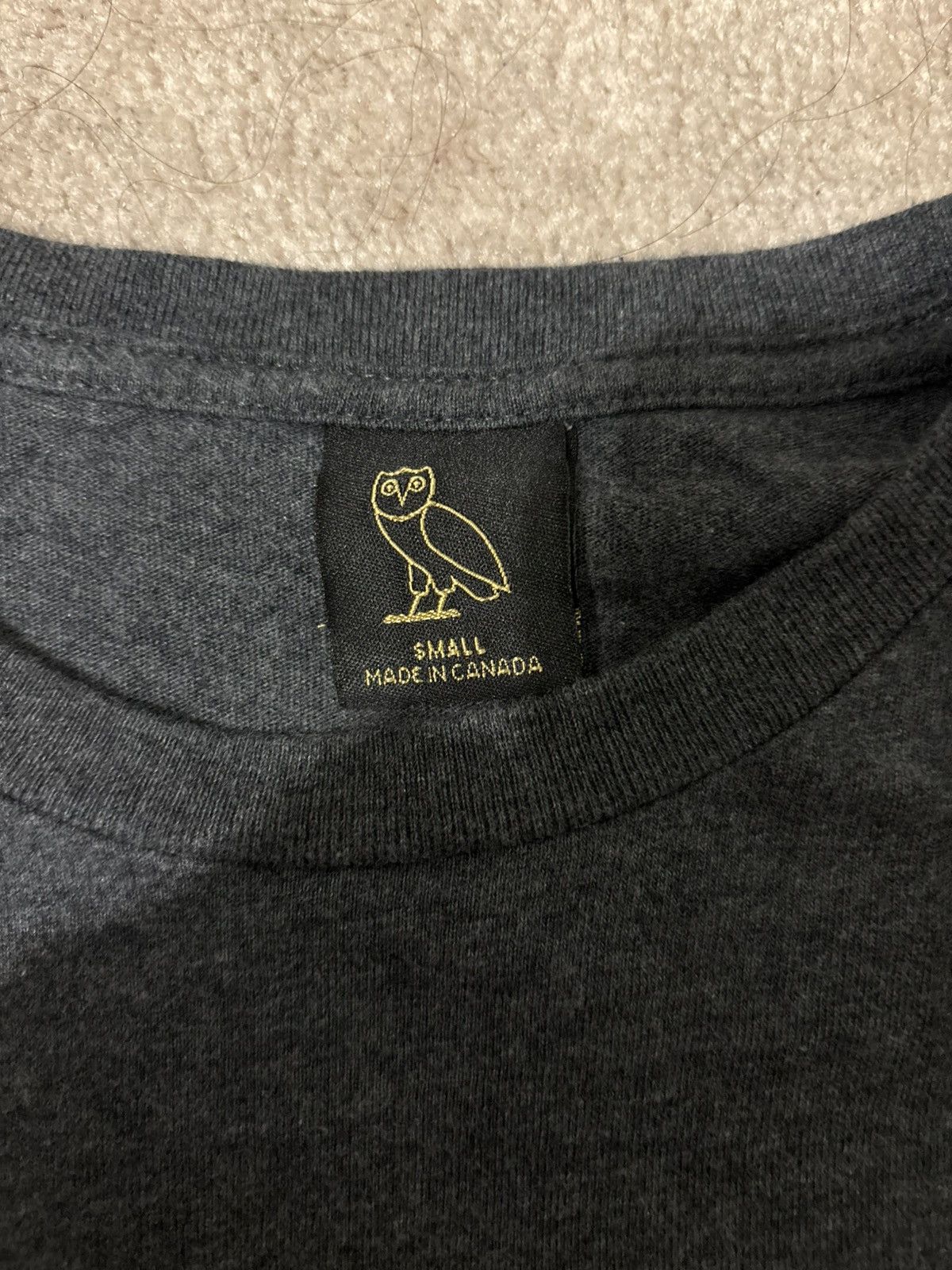 October's Very Own OVO Logos T- Shirt Dark Heather Grey/Blue Size US S / EU 44-46 / 1 - 2 Thumbnail
