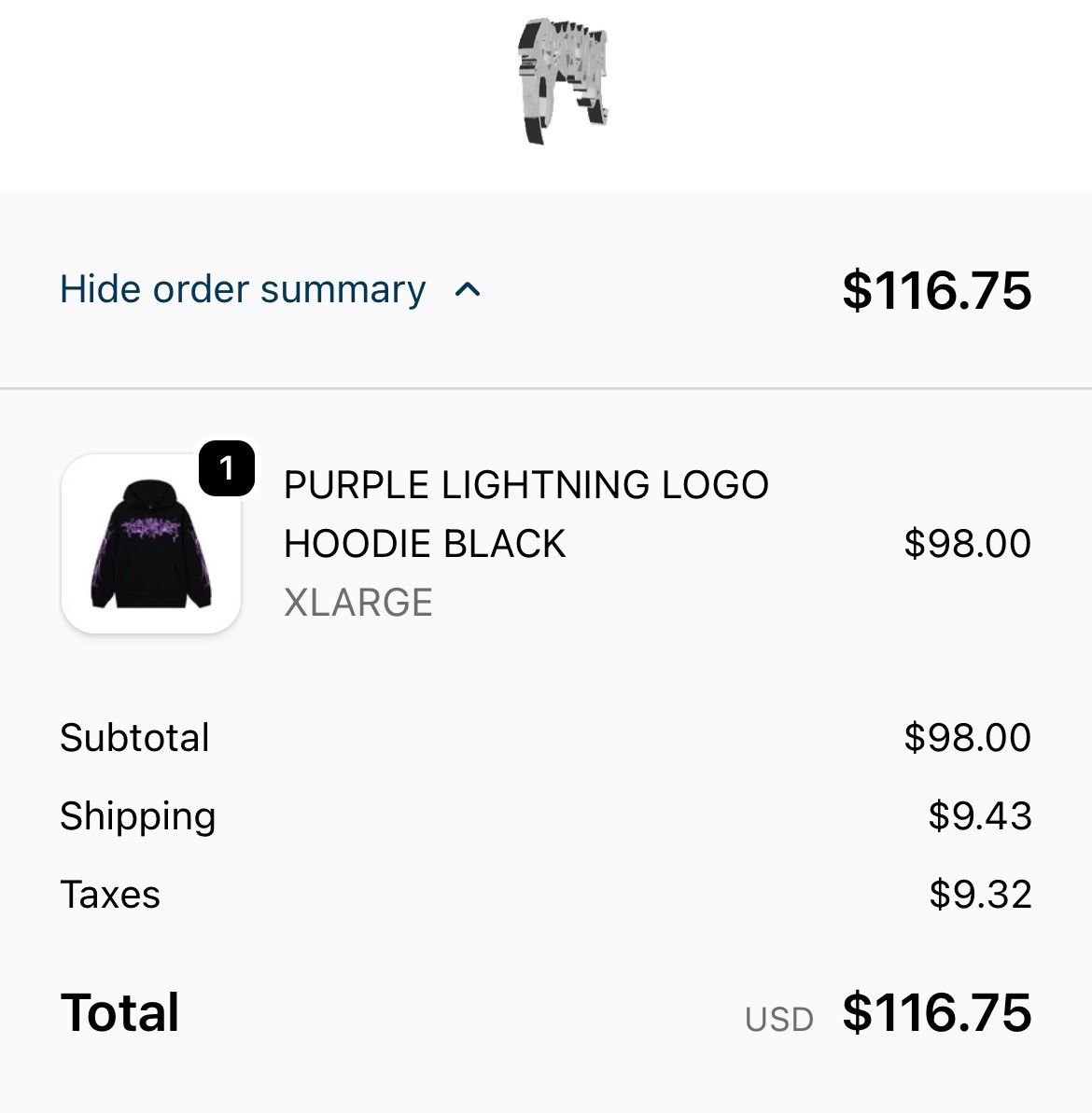 Revenge Revenge Purple Lightning Anarchy Hoodie Size US XL / EU 56 / 4 - 9 Thumbnail