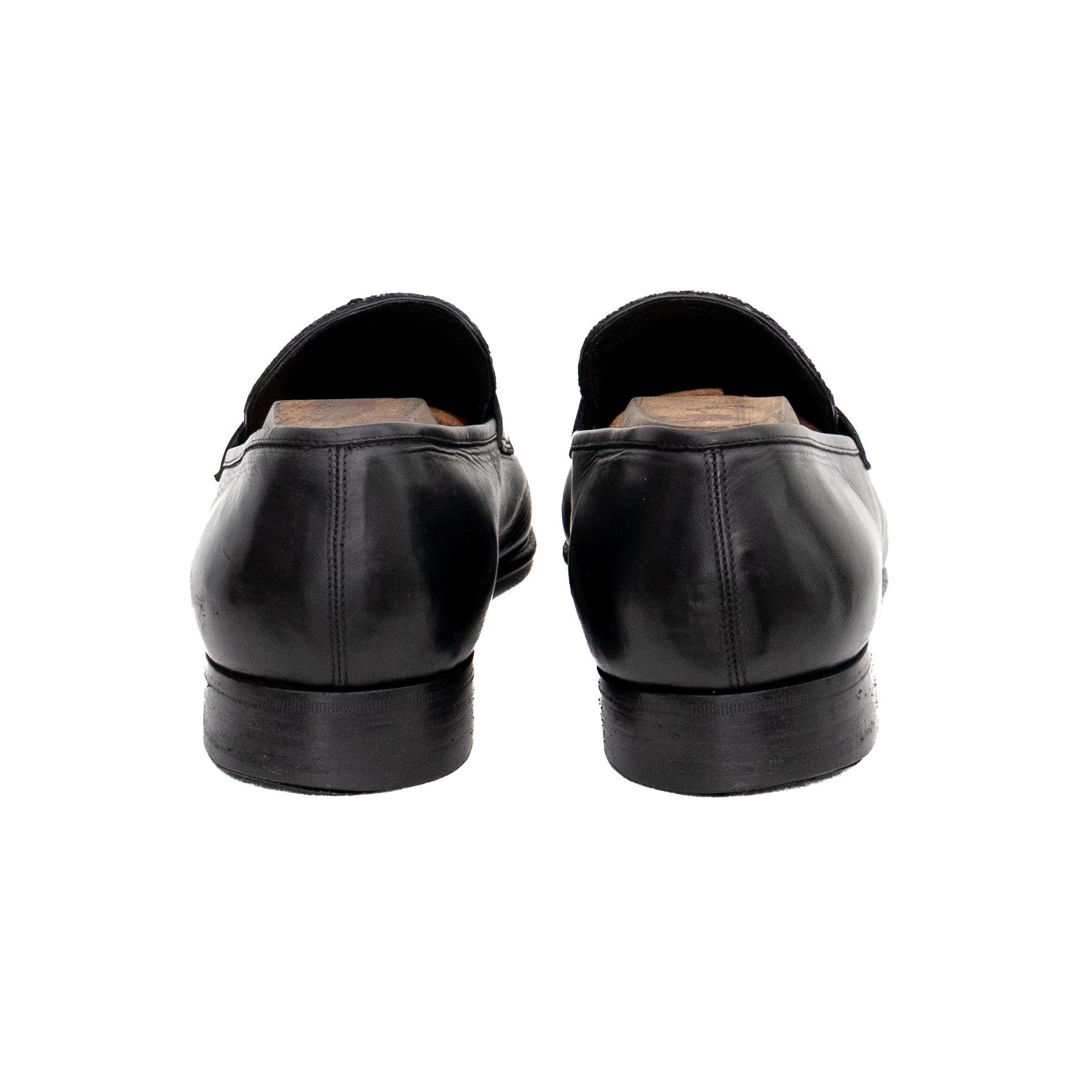 Salvatore Ferragamo Salvatore Ferragamo Stingray Leather Loafers Black US 12 D Size US 12 / EU 45 - 8 Thumbnail