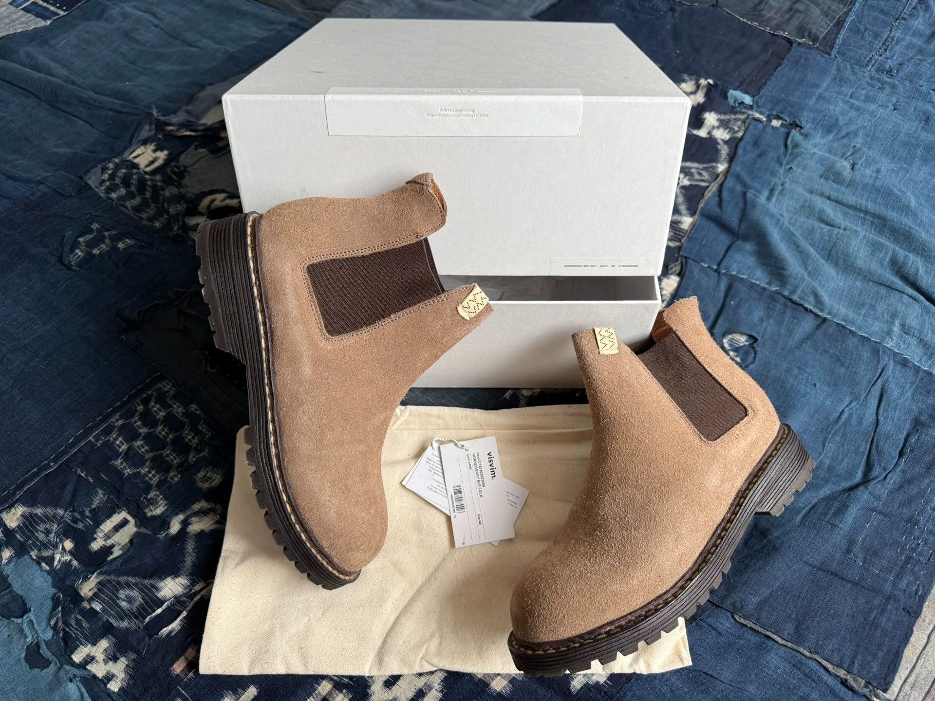 Visvim VISVIM 25AW GORNERGRAT MID-FOLK Suede Chelsea Boots Size US 9 / EU 42 - 1 Thumbnail