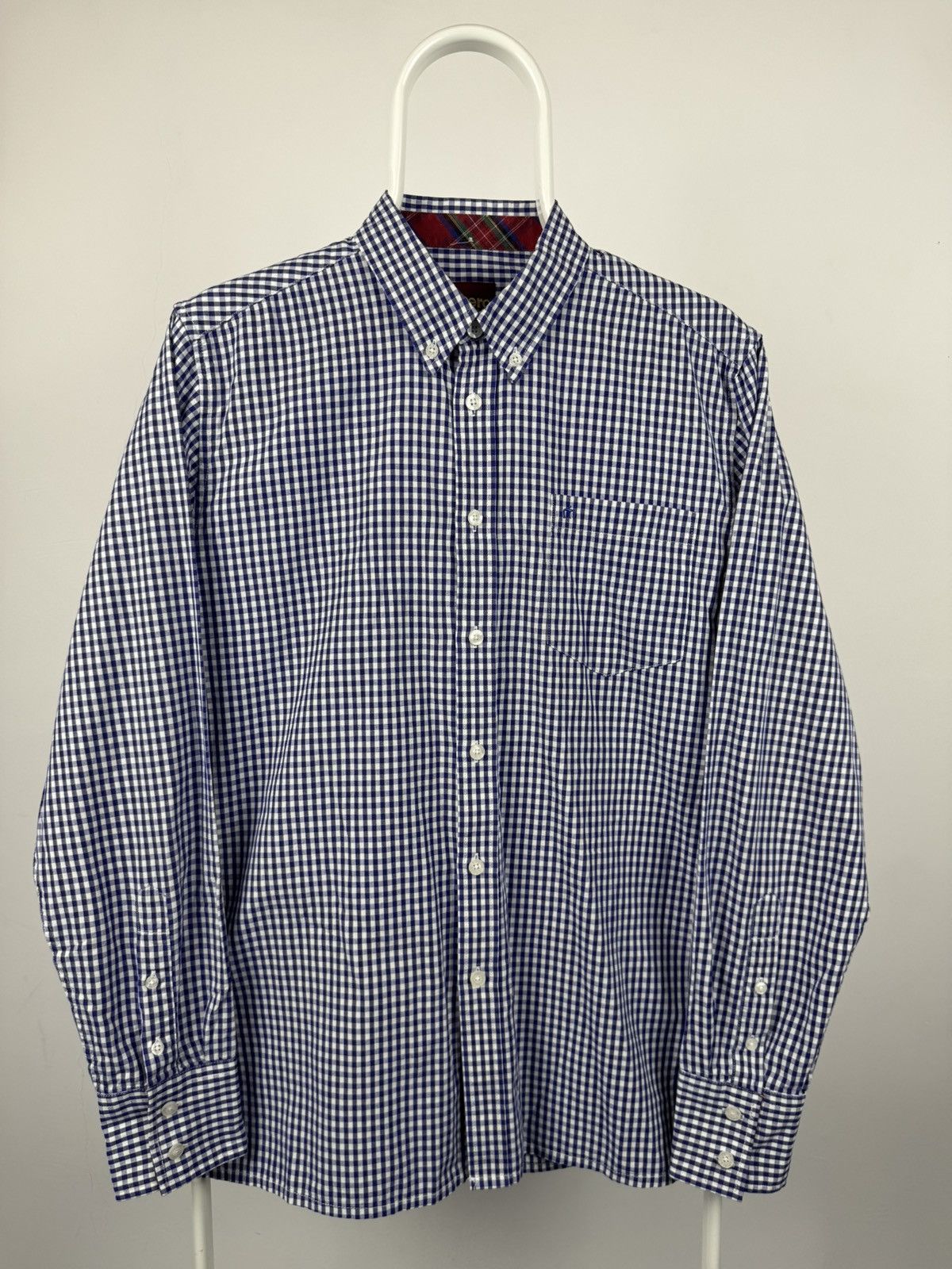 Vintage Merc London Checkered Long Sleeve Shirt Size US M / EU 48-50 / 2 - 1 Thumbnail