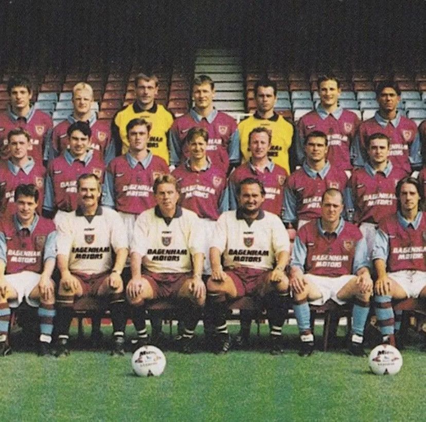 PONY Pony West Ham United FC Vintage 1995-1997 Home Shirt Size M Size US M / EU 48-50 / 2 - 13 Thumbnail
