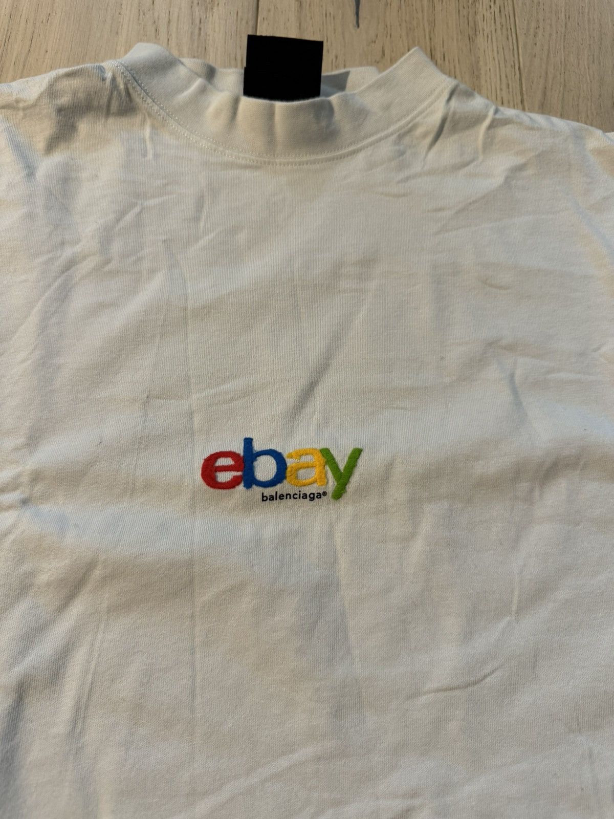 Balenciaga Balenciaga eBay Oversized T-Shirt in Dirty White Size US S / EU 44-46 / 1 - 3 Thumbnail
