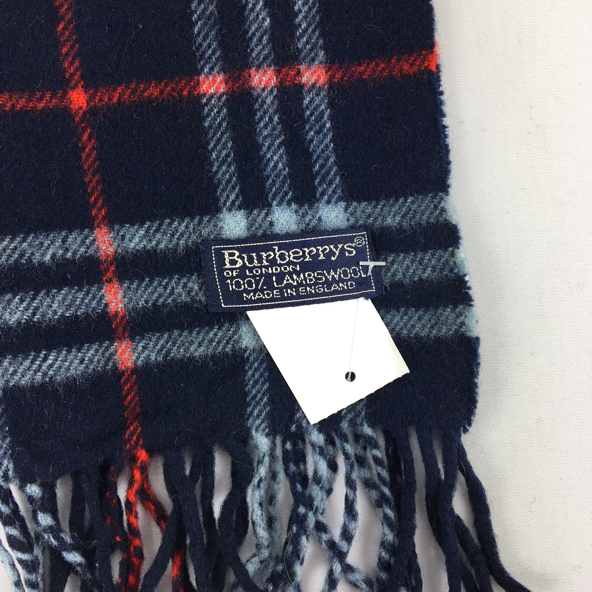 Burberry Vintage Burberry Scarf Muffler Wool Cashmere Scarves Size ONE SIZE - 4 Thumbnail