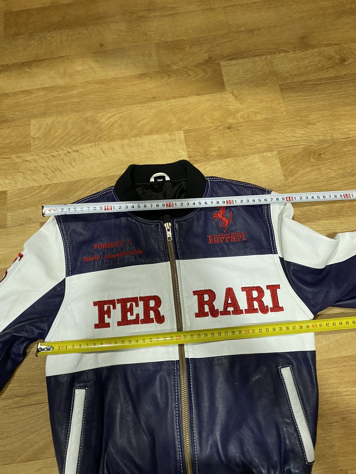 Ferrari Ferrari Vintage leather jacket big logo for woman Size XS / US 0-2 / IT 36-38 - 21 Thumbnail