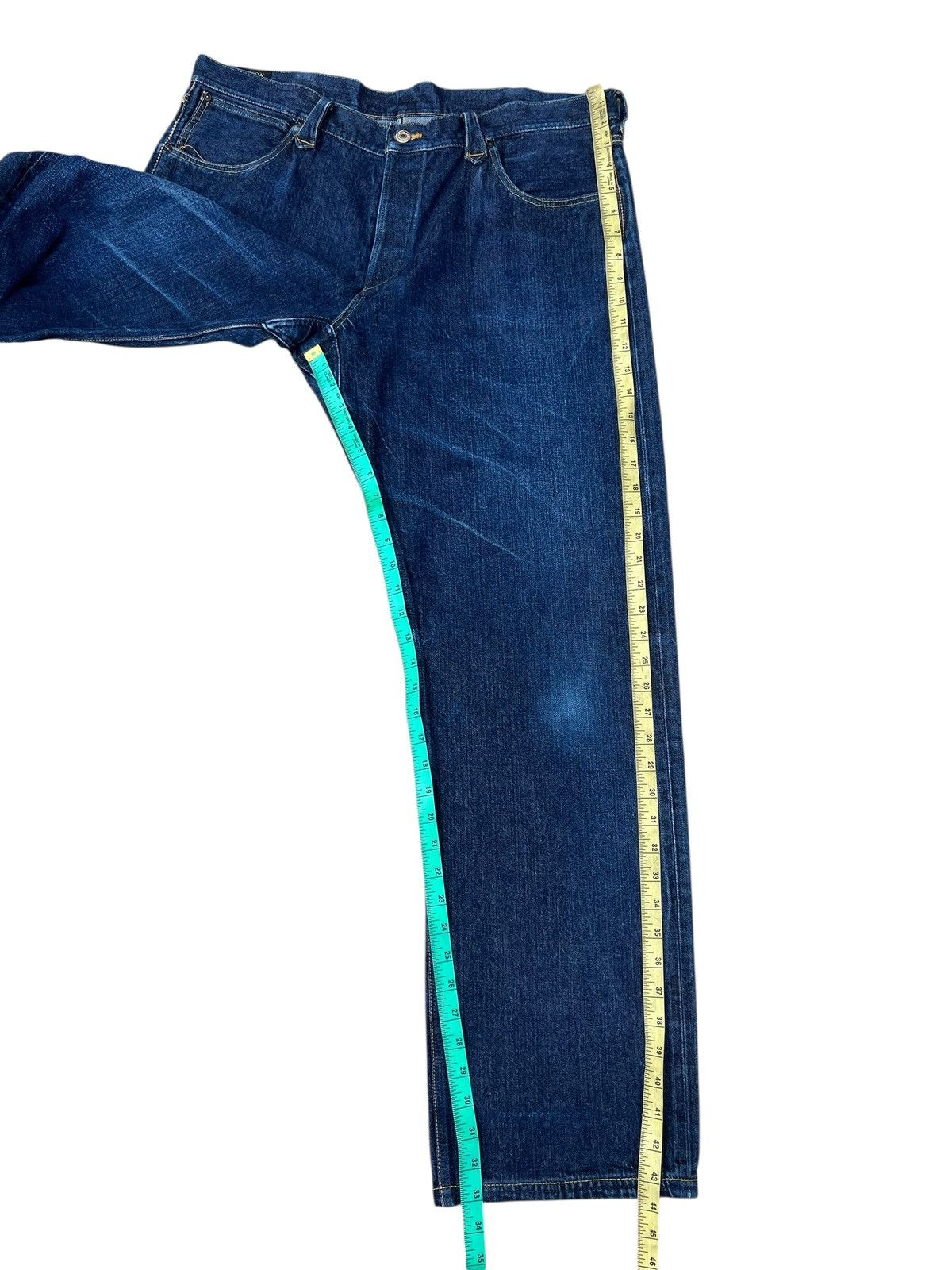 WEST RIDE West Ride Cycle Togs Japan Fade Blue Denim Selvedge Jeans Size US 38 / EU 54 - 6 Thumbnail