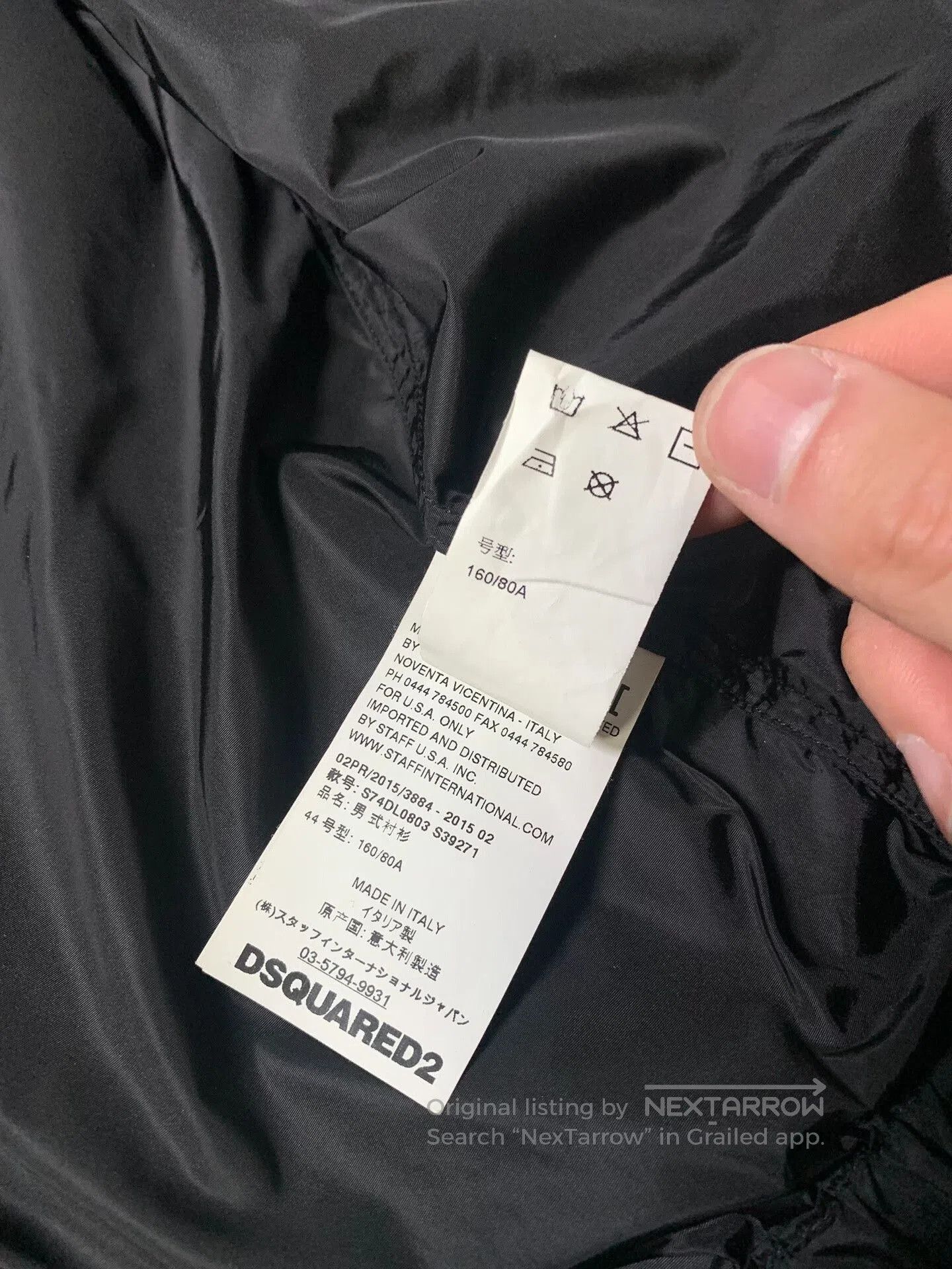 Dsquared2 Dsquared2 Layered Nylon Denim Shirt. Size US S / EU 44-46 / 1 - 6 Thumbnail