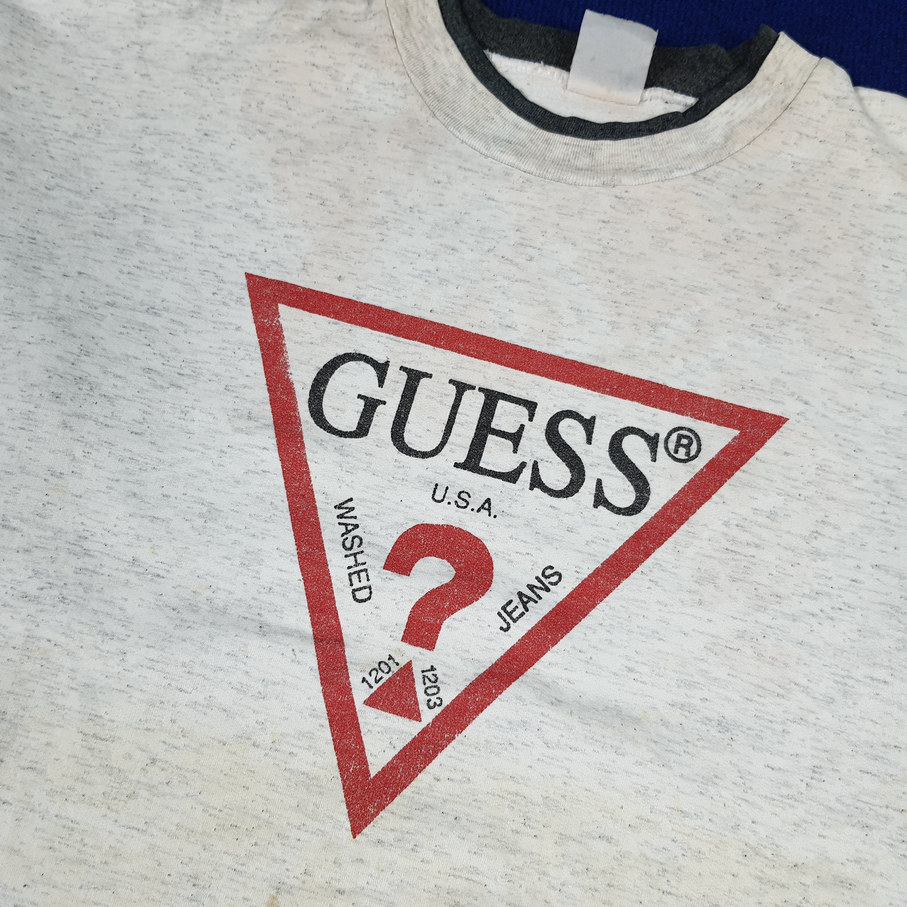 Guess × Vintage Vintage GUESS USA Sweatshirts Size US XL / EU 56 / 4 - 2 Thumbnail