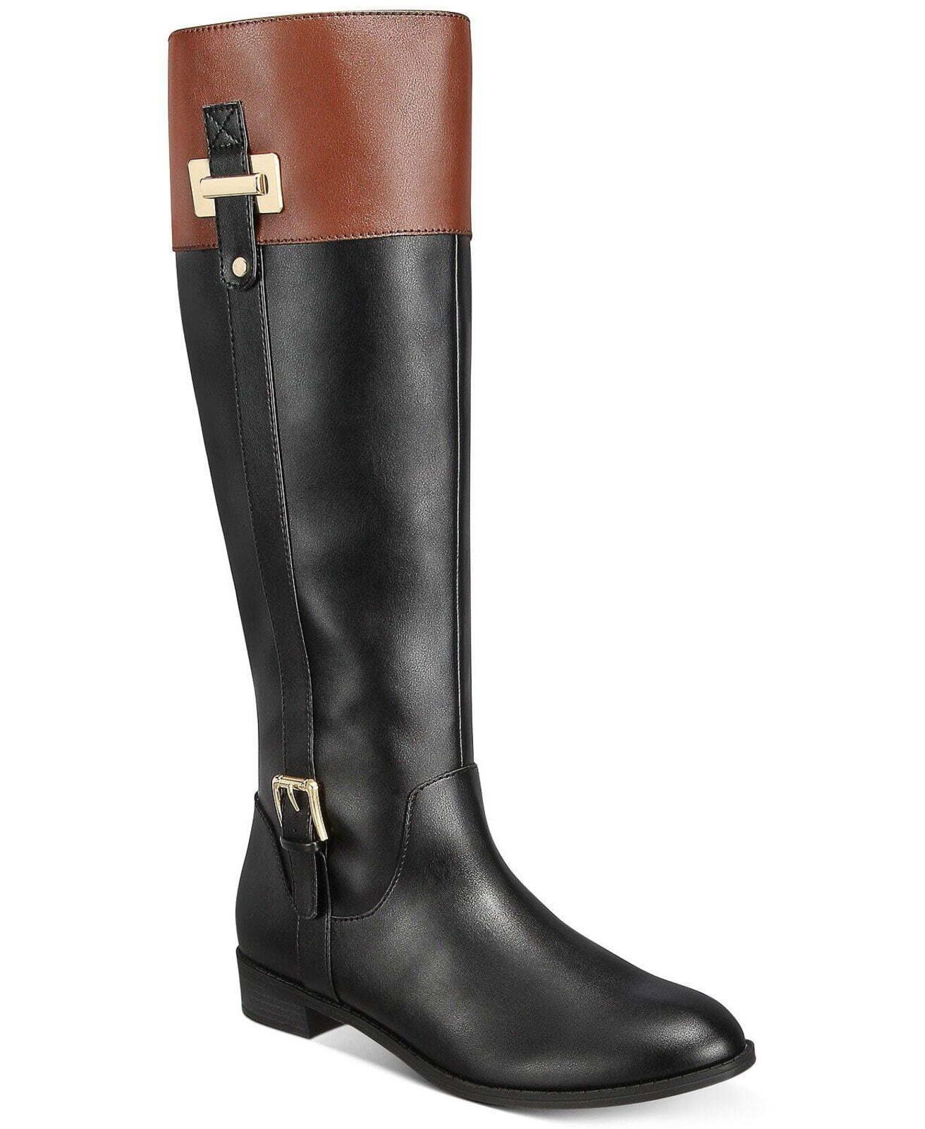 Other Karen Scott Women's Black Deliee2 Riding Boots - Black - 5.5 Size US 5.5 / IT 35.5 - 1 Thumbnail