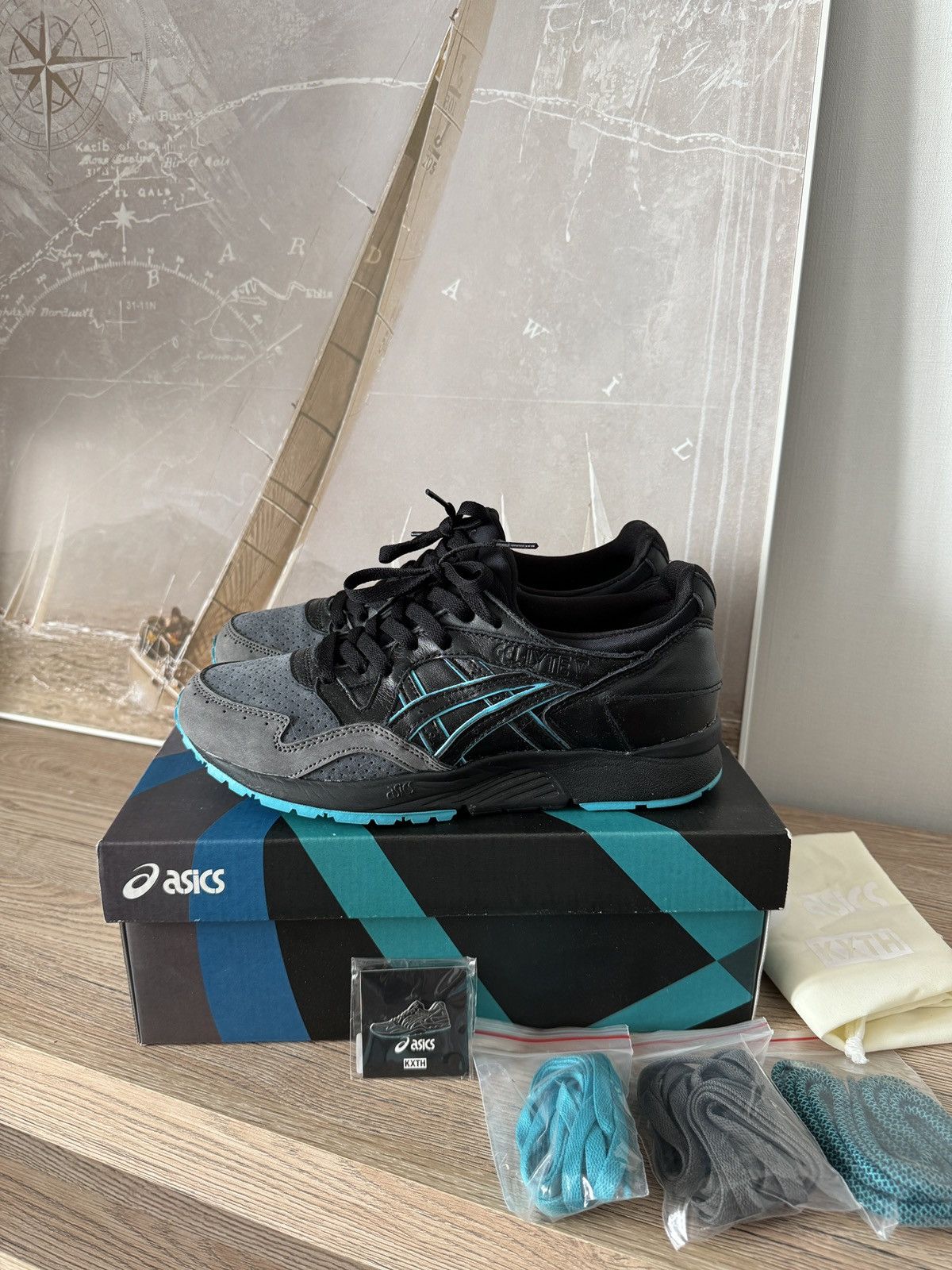 Asics ASICS x Kith Gel-Lyte 5 Leatherback Ronnie Feig Size US 8 / EU 41 - 1 Thumbnail