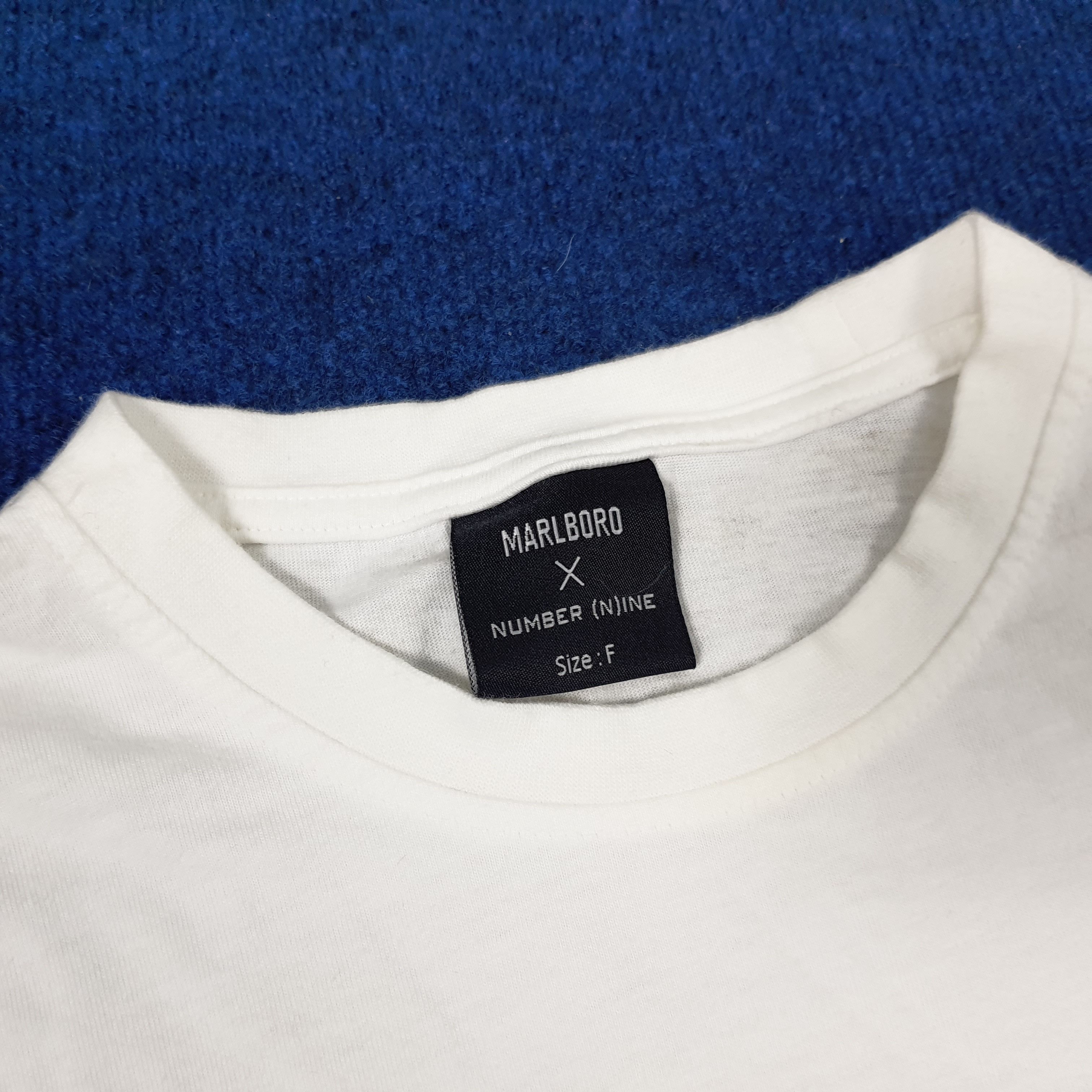 Japanese Brand × Number (N)ine × Vintage Vintage Marlboro x Number Nine Custom Logo Brand T-shirt Size US M / EU 48-50 / 2 - 5 Thumbnail