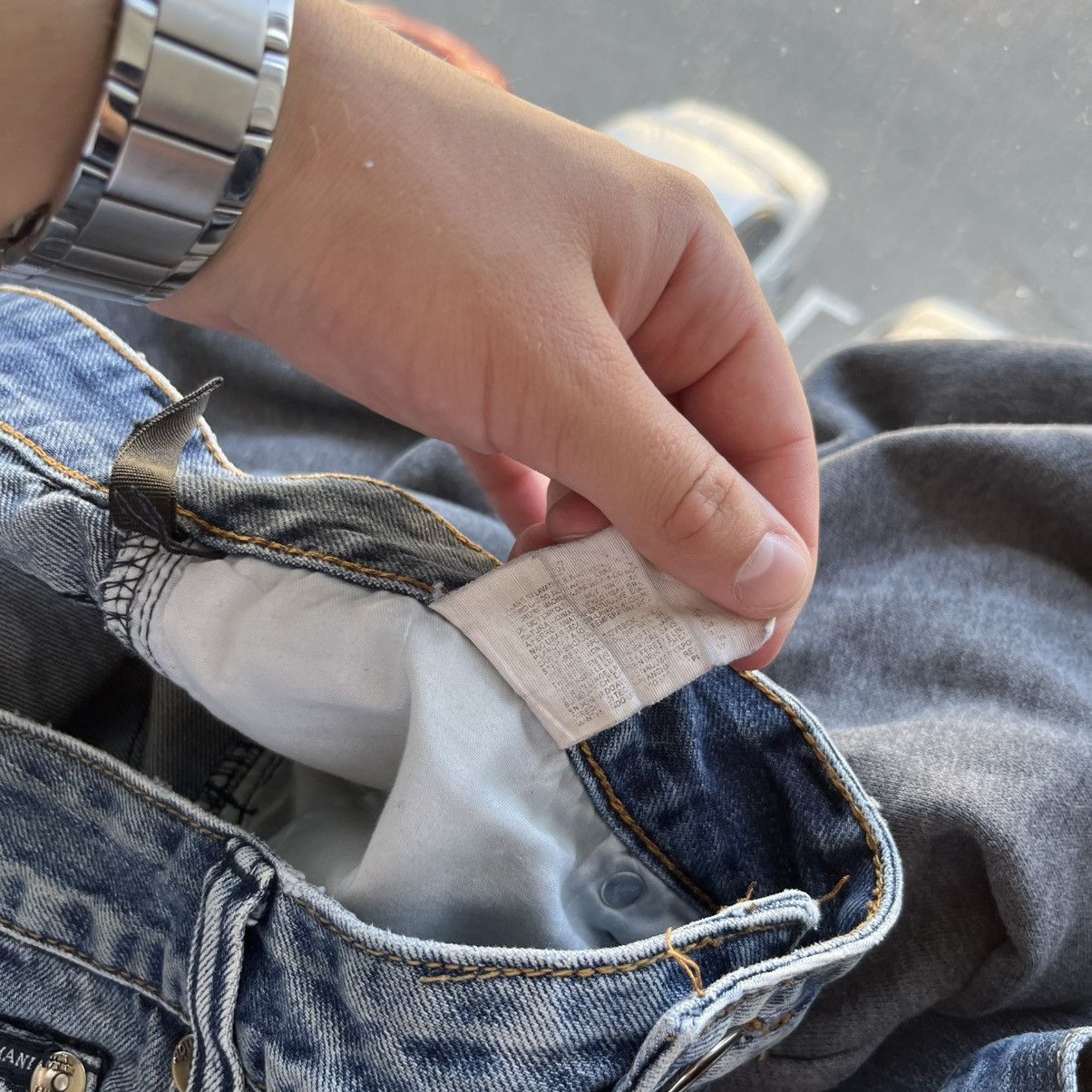 Armani Vintage EA Armani Jeans Big Logo Size US 36 / EU 52 - 16 Thumbnail