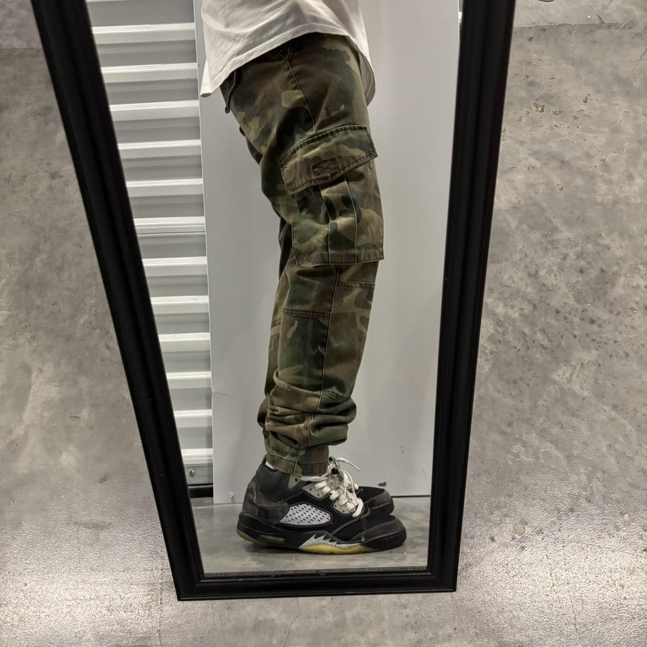 Japanese Brand × Vintage Crazy Vintage Y2K/2000s Grunge Camo Streetwear Cargo Pants! Size US 32 / EU 48 - 2 Thumbnail