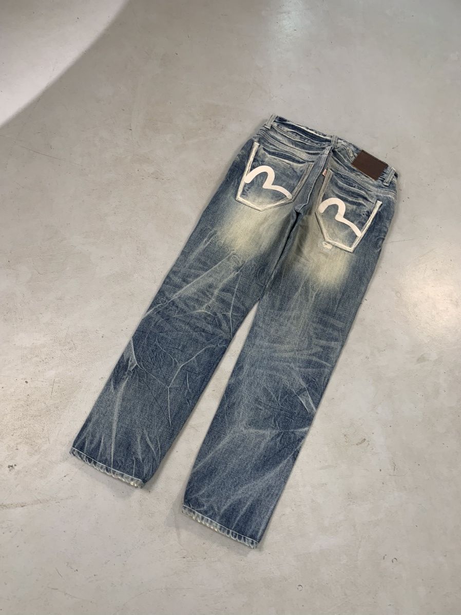 Japanese Brand Vintage Evisu inspired emboridered denim Size US 32 / EU 48 - 1 Thumbnail