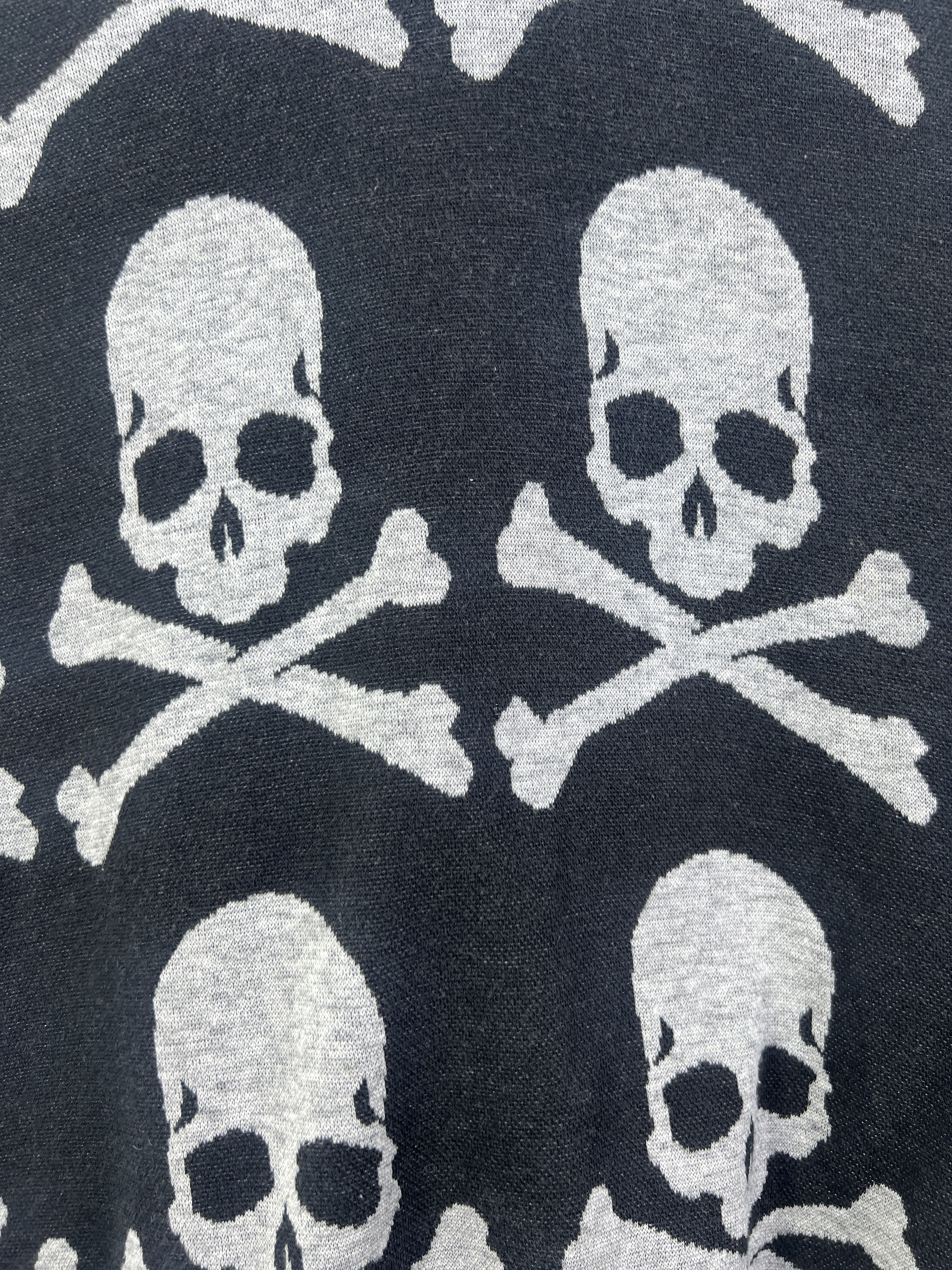 Philipp Plein Philipp Plein Homme Y2K Skull Sweater GTMP056 Size US M / EU 48-50 / 2 - 2 Thumbnail