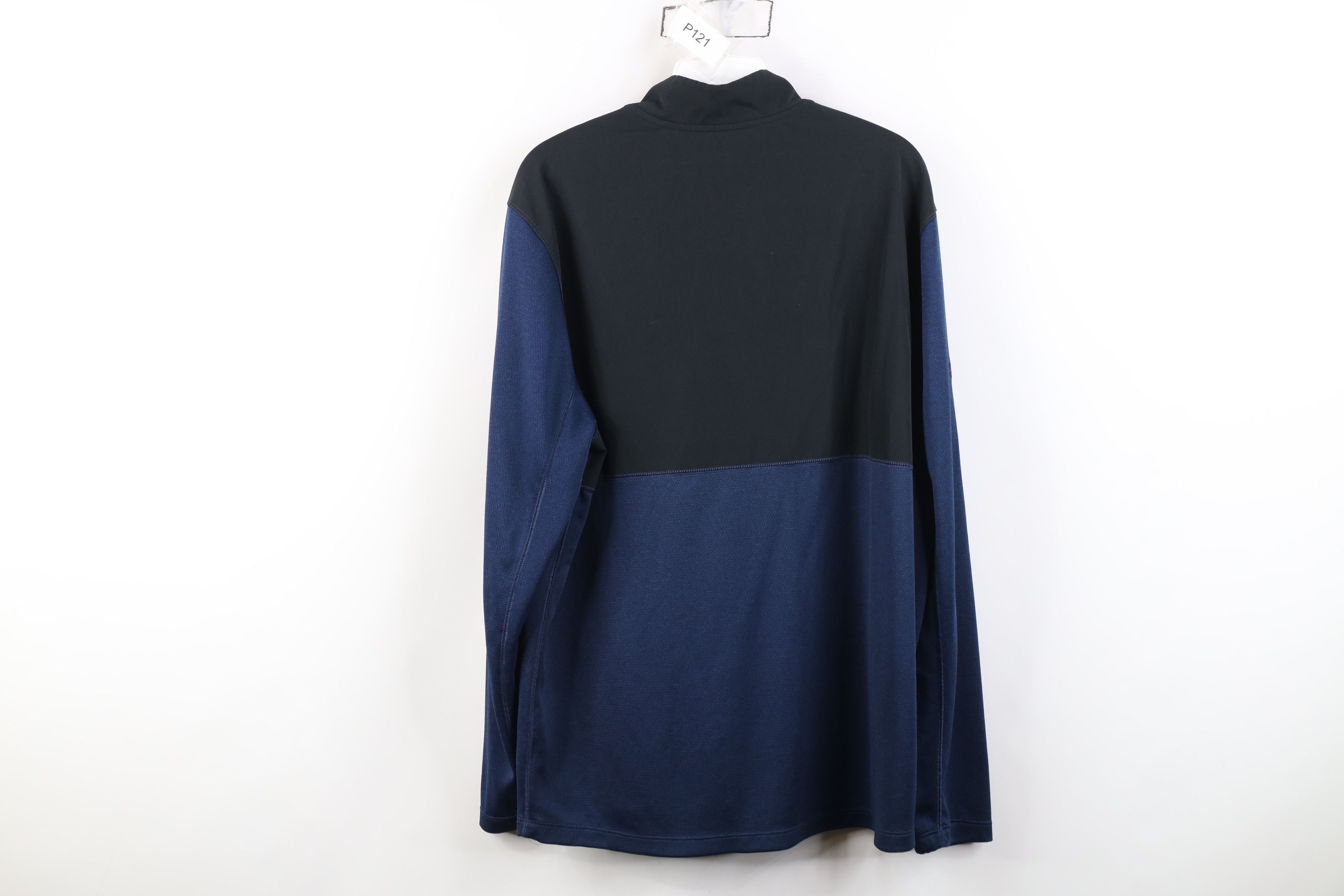 Nike Nike Golf Golfing Thermal Knit 1/4 Zip Pullover Jacket Blue Size US L / EU 52-54 / 3 - 12 Thumbnail