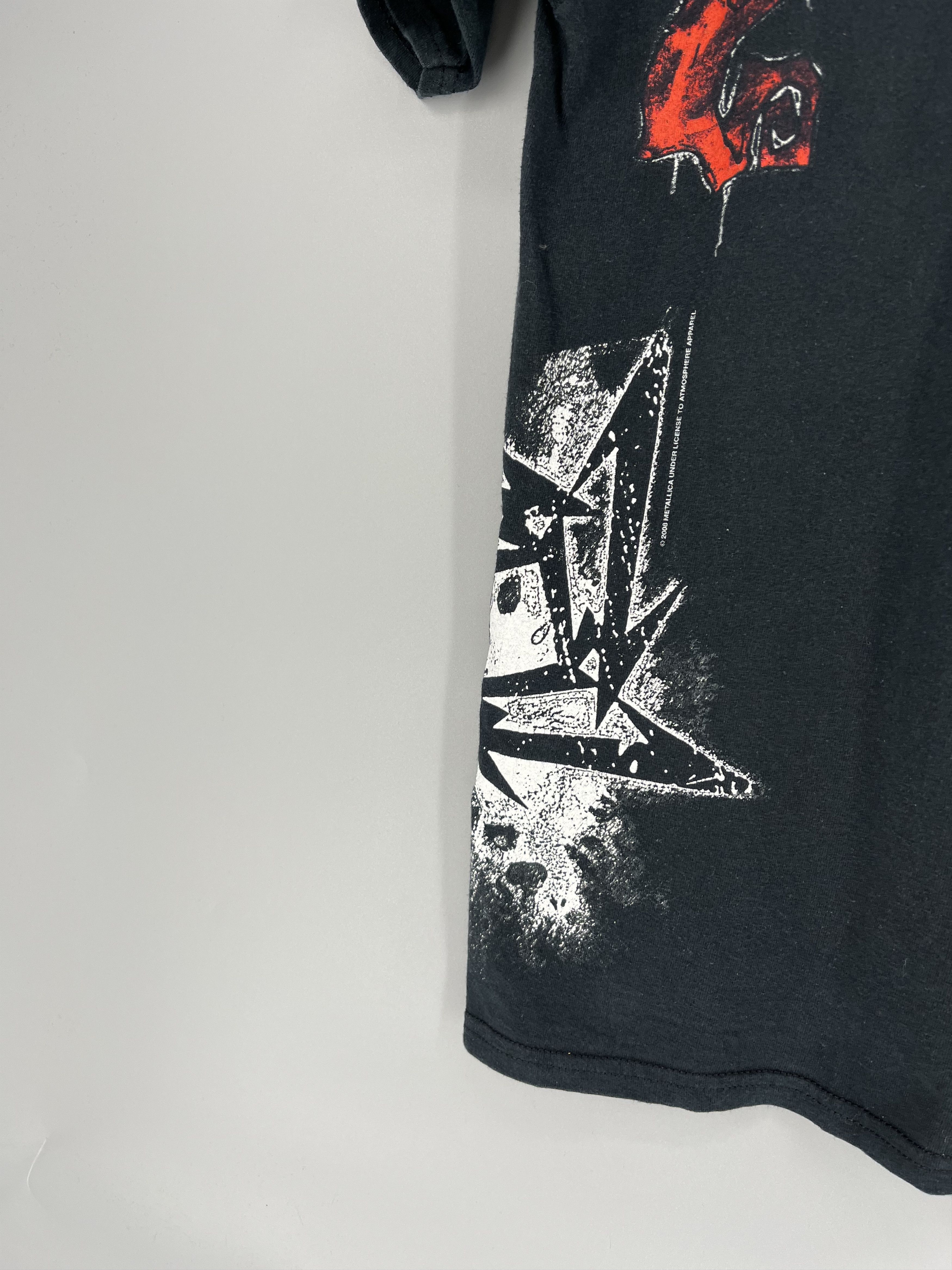 Band Tees × Metallica × Vintage Vintage 2008 Metallica Metal Tour T shirt (L) Size US L / EU 52-54 / 3 - 8 Thumbnail