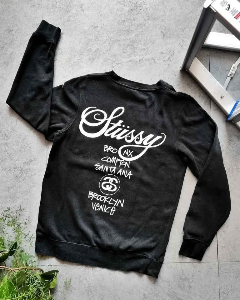 Stussy Vintage (90´s) Stüssy (World Tour) Sweatshirt Size US S / EU 44-46 / 1 - 3 Thumbnail
