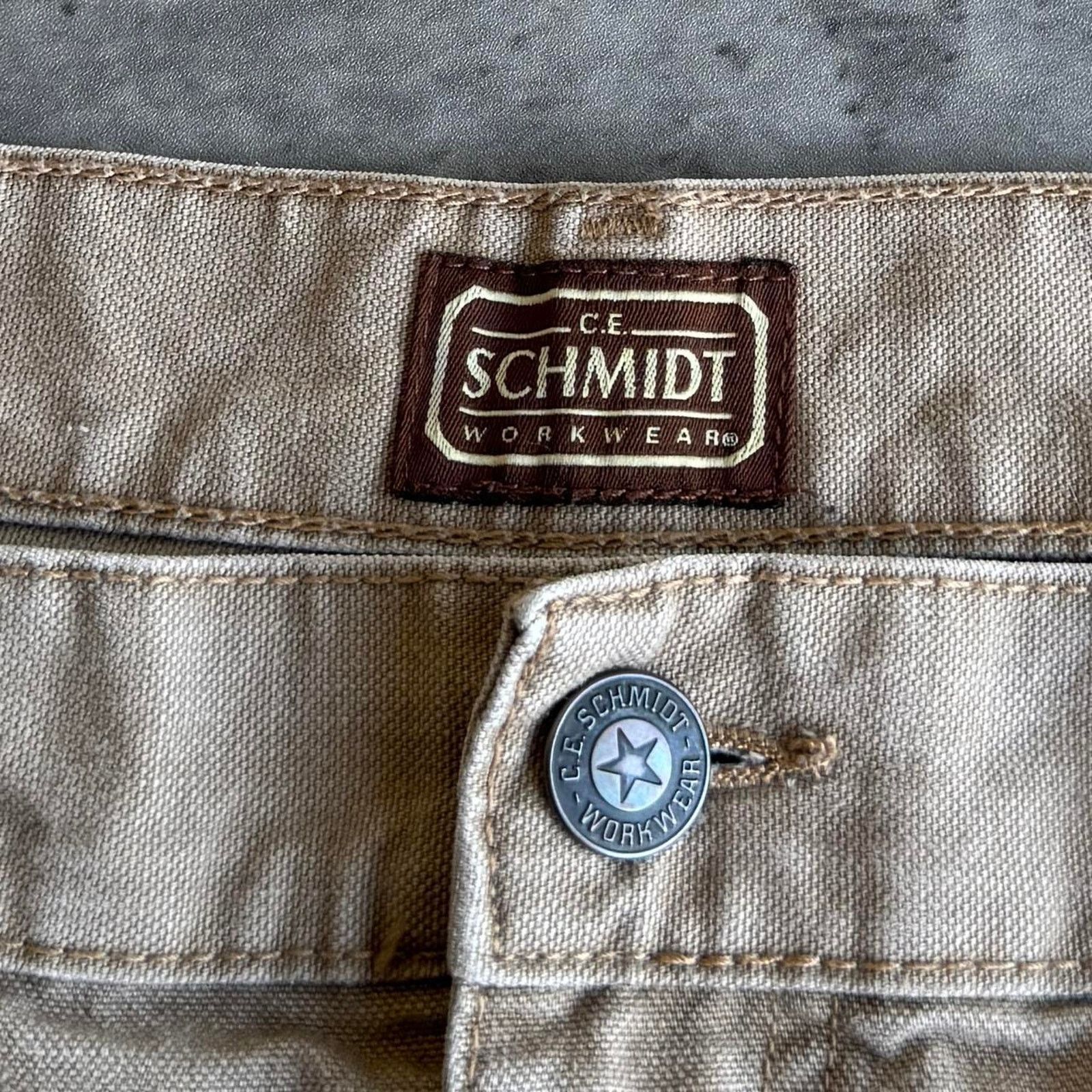 Carhartt × Vintage Vintage Carhartt Style Brown Baggy Wide Leg Carpenter Pants Size US 38 / EU 54 - 4 Thumbnail