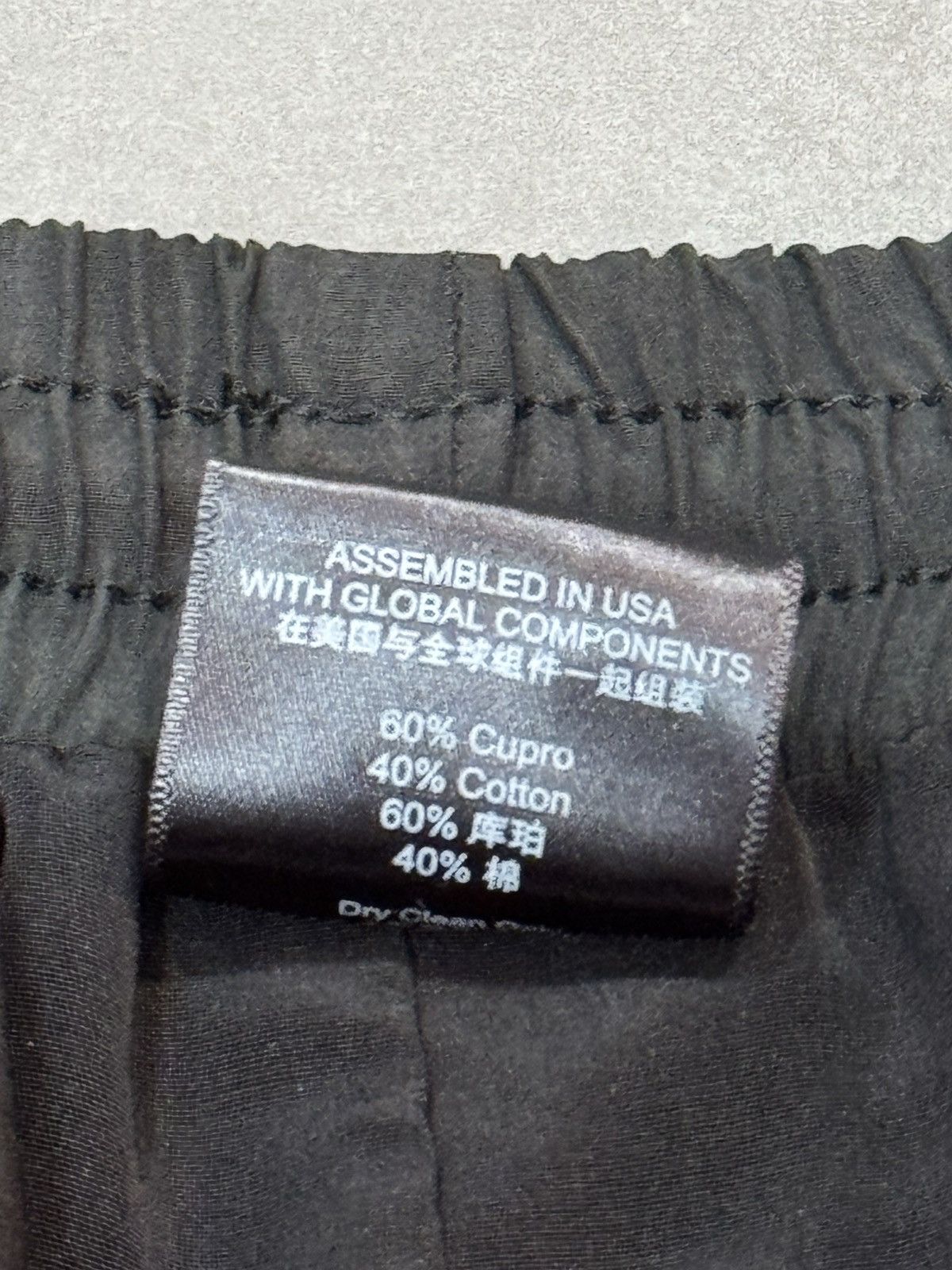 Rhude RHUDE black / cream track pants size XS Size US 30 / EU 46 - 4 Thumbnail