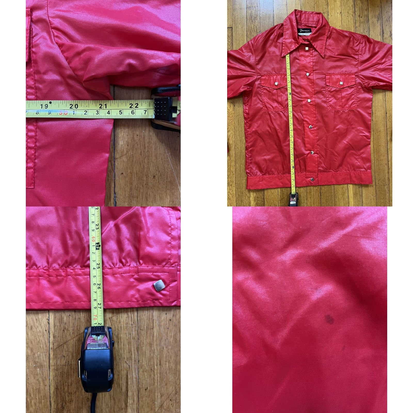 Obermeyer VINTAGE Obermeyer Rain Jacket Women's Large Red 90s Size L / US 10 / IT 46 - 8 Thumbnail