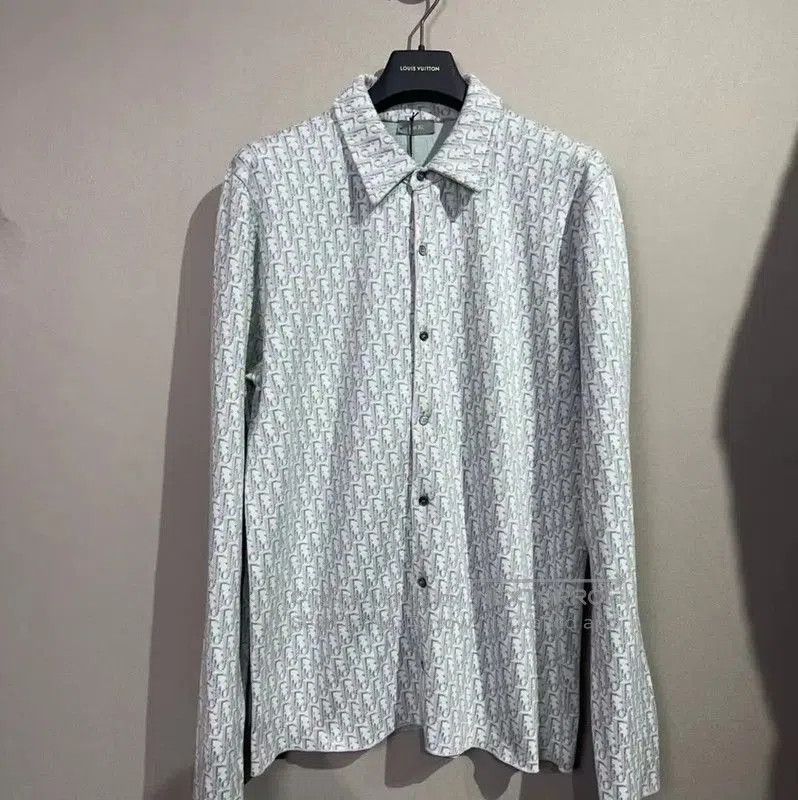 Dior Dior Men's Long Sleeve White Shirt . Size US L / EU 52-54 / 3 - 1 Thumbnail