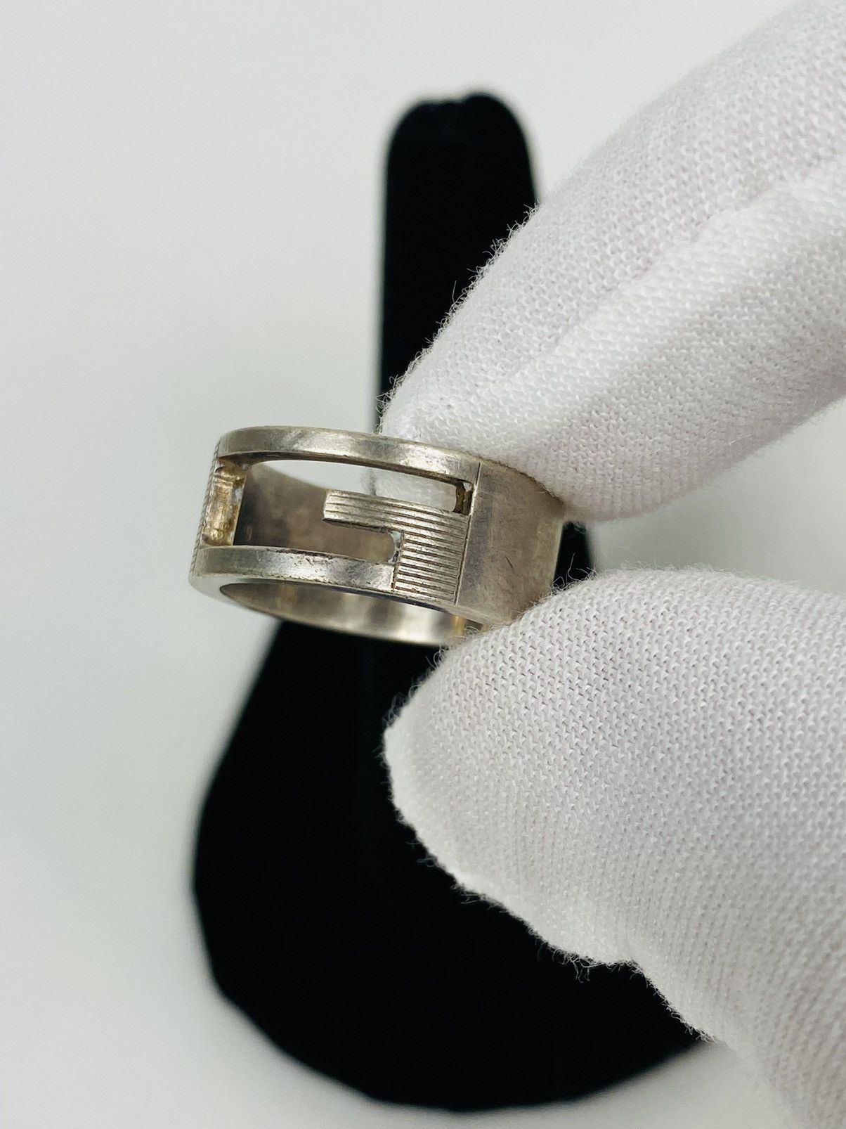 Gucci Gucci .925 Silver G Ring size IT 9 Size ONE SIZE - 3 Thumbnail