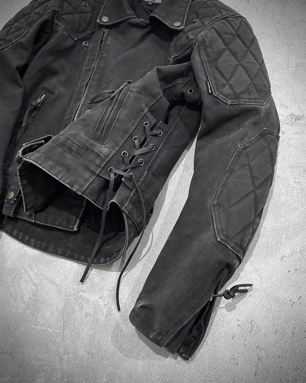 Kadoya Kadoya Diamond Cut Bikers Canvas Jacket Size US M / EU 48-50 / 2 - 10 Thumbnail