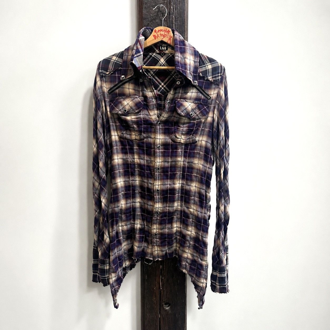 Le Grande Bleu (L.G.B.) Lgb flannel super rare variant Size US S / EU 44-46 / 1 - 1 Thumbnail