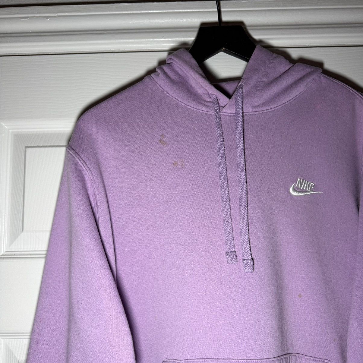 Vintage Vintage Y2K Nike Lavender Purple Hoodie Sz M Size US M / EU 48-50 / 2 - 2 Thumbnail