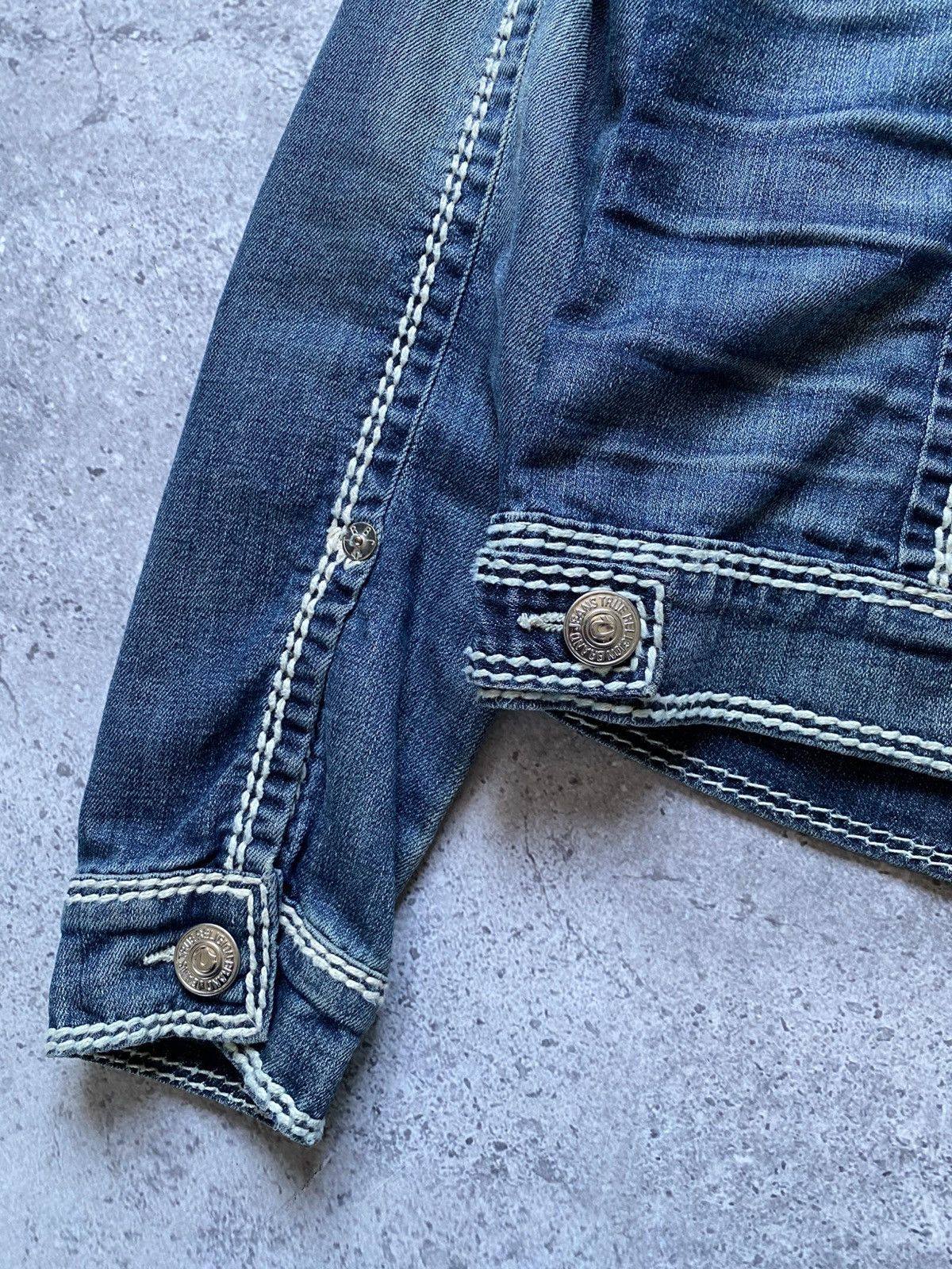 True Religion Vintage True Religion Denim Jacket Women’s Y2K Size XS / US 0-2 / IT 36-38 - 13 Thumbnail