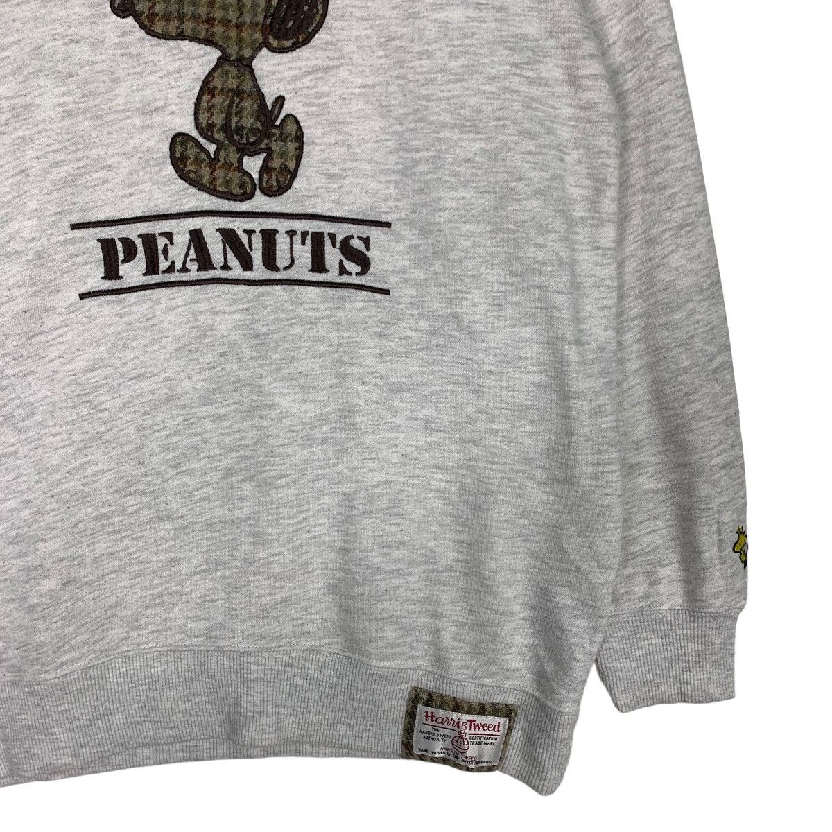 Peanuts PEANUTS Snoopy Big Logo Sweatshirts #0713-C33 Size US L / EU 52-54 / 3 - 4 Thumbnail