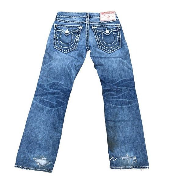 TRUE Religion Jeans Size 33 RICKY SUPER T Blue