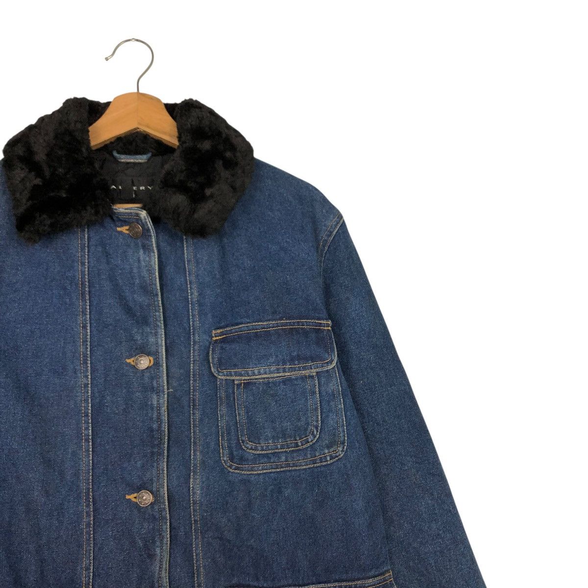 Vintage 🔥VINTAGE CHORE DENIM JACKET GALLERY BLANKET ISSEY MIYAKE Size US S / EU 44-46 / 1 - 8 Thumbnail